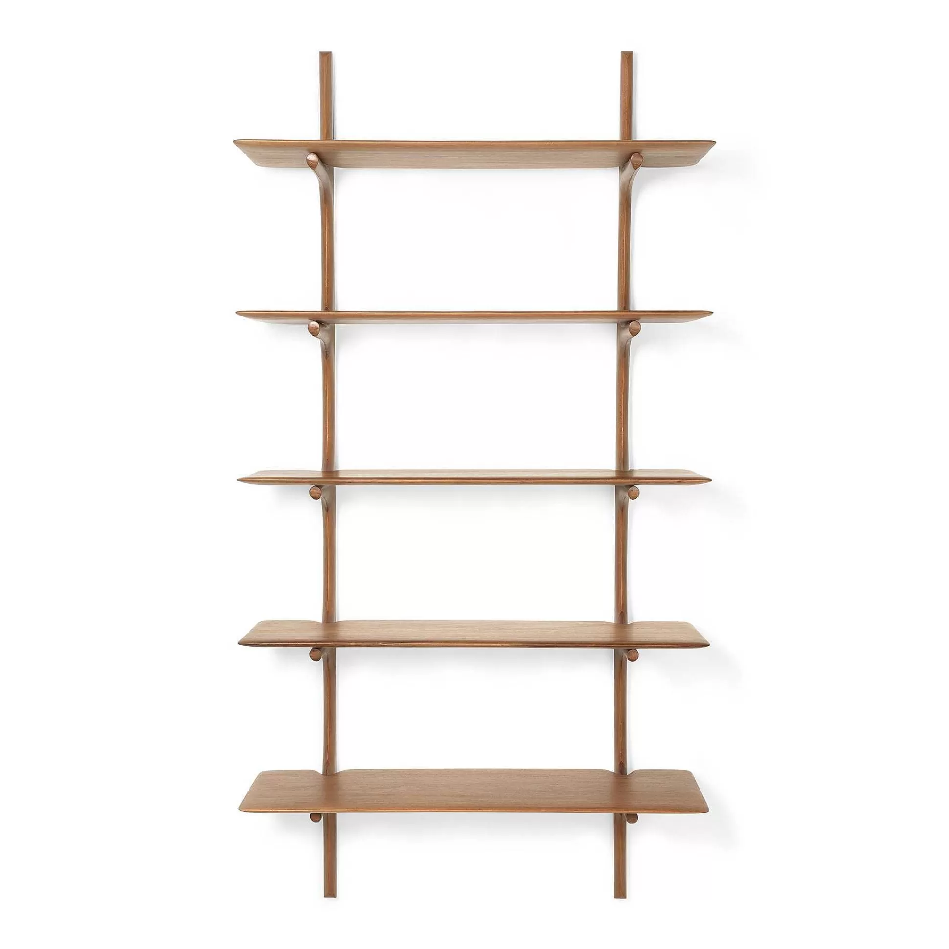 Be Home Shelving<Pi Mahogany Wall Shelf, 5 Shelves