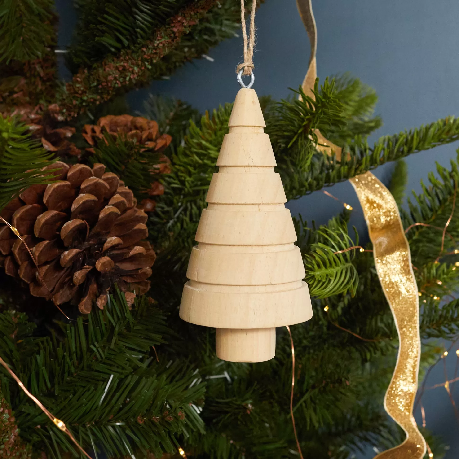 Pine Lines Tree Ornament^Be Home Online