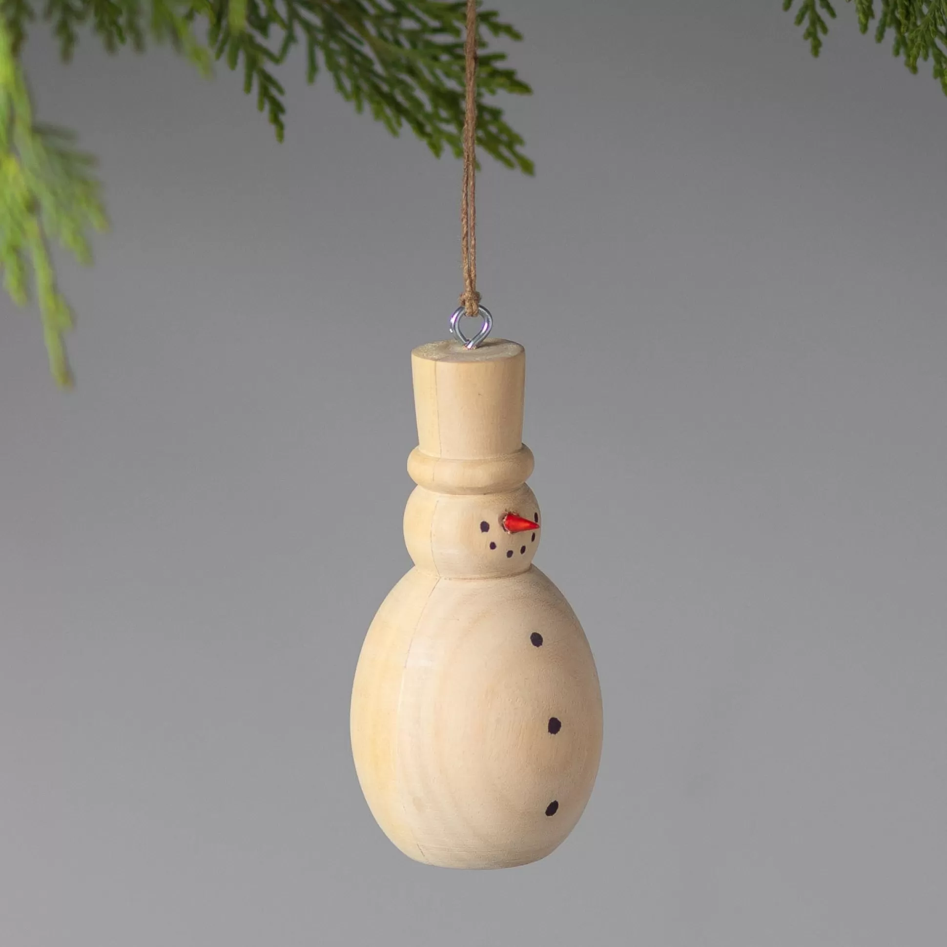 Pine Snowman Ornament^Be Home New