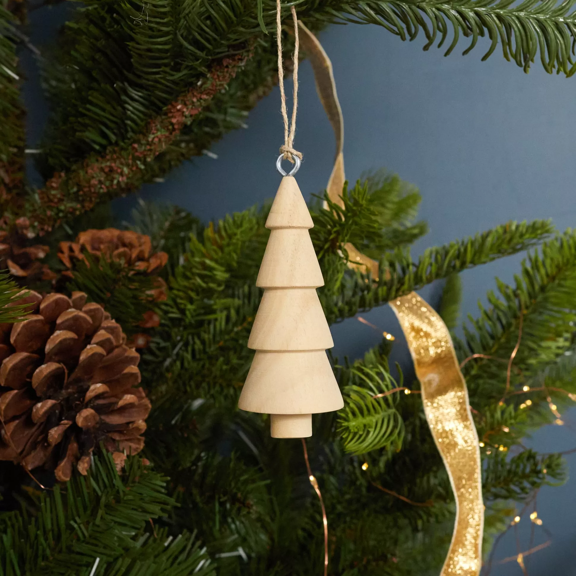 Pine Tiered Tree Ornament^Be Home Clearance