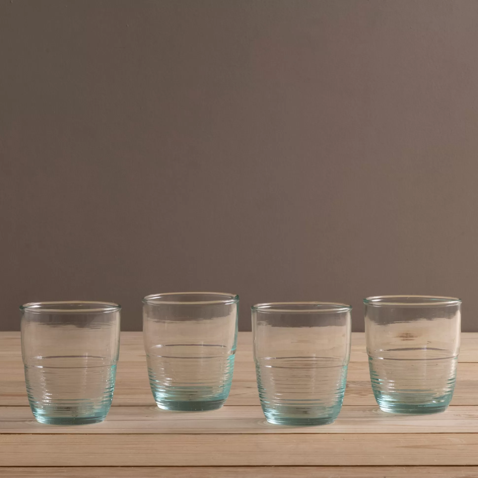 Premium Recycled Short Ripple Tumbler, Set of 4^Be Home Hot