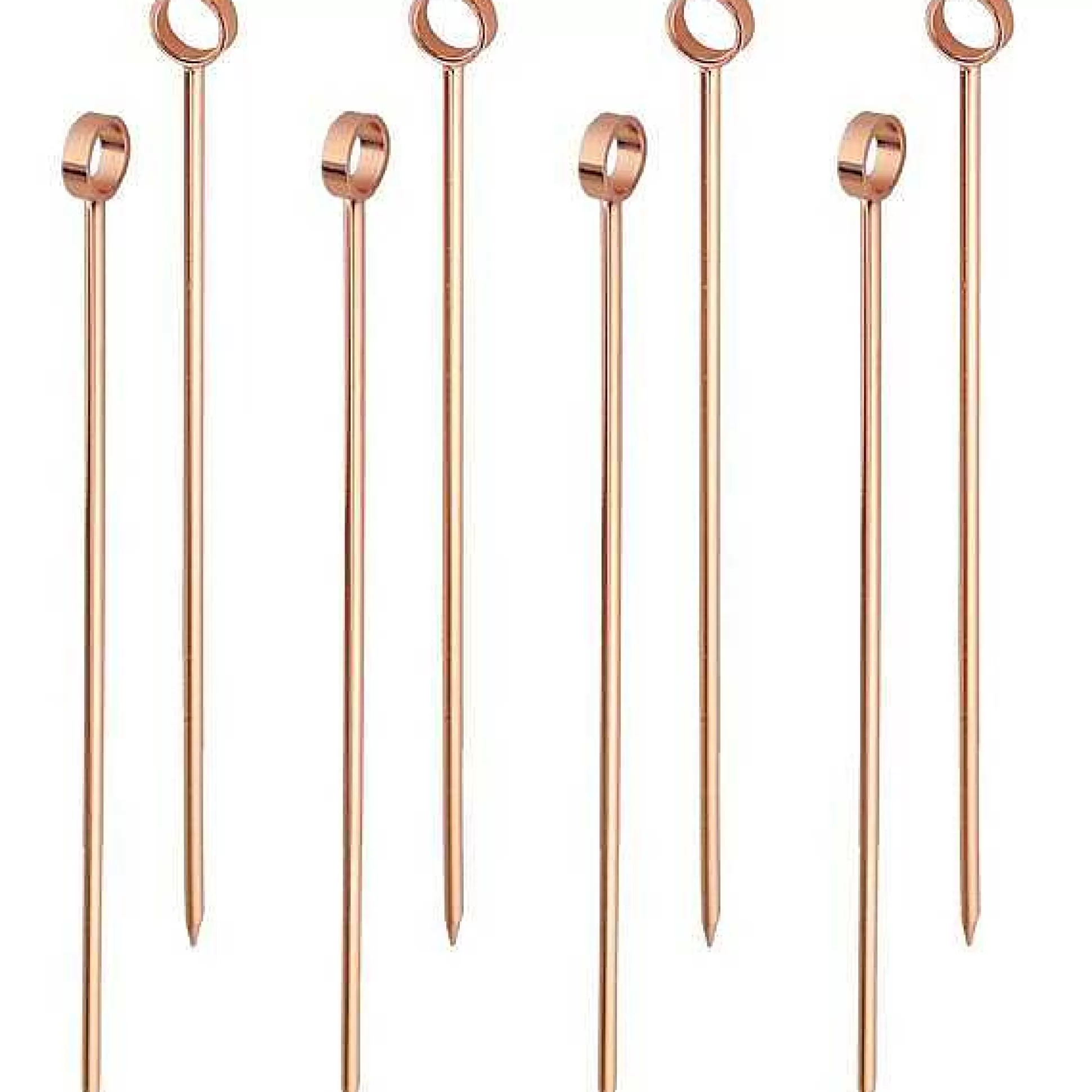 Be Home Bar Tools<Professional Cocktail Picks, Set of 8, Copper