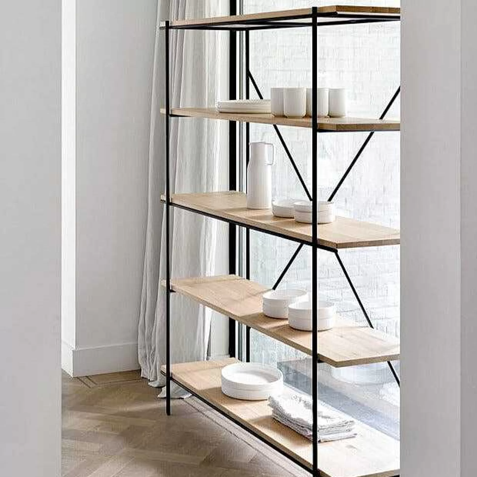 Be Home Shelving<Rise Solid Oak Rack