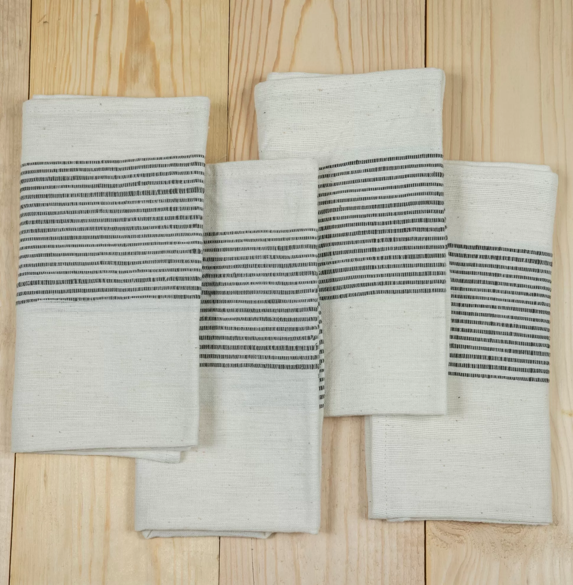 Riviera Napkins, Grey, Set of 4^Be Home Online