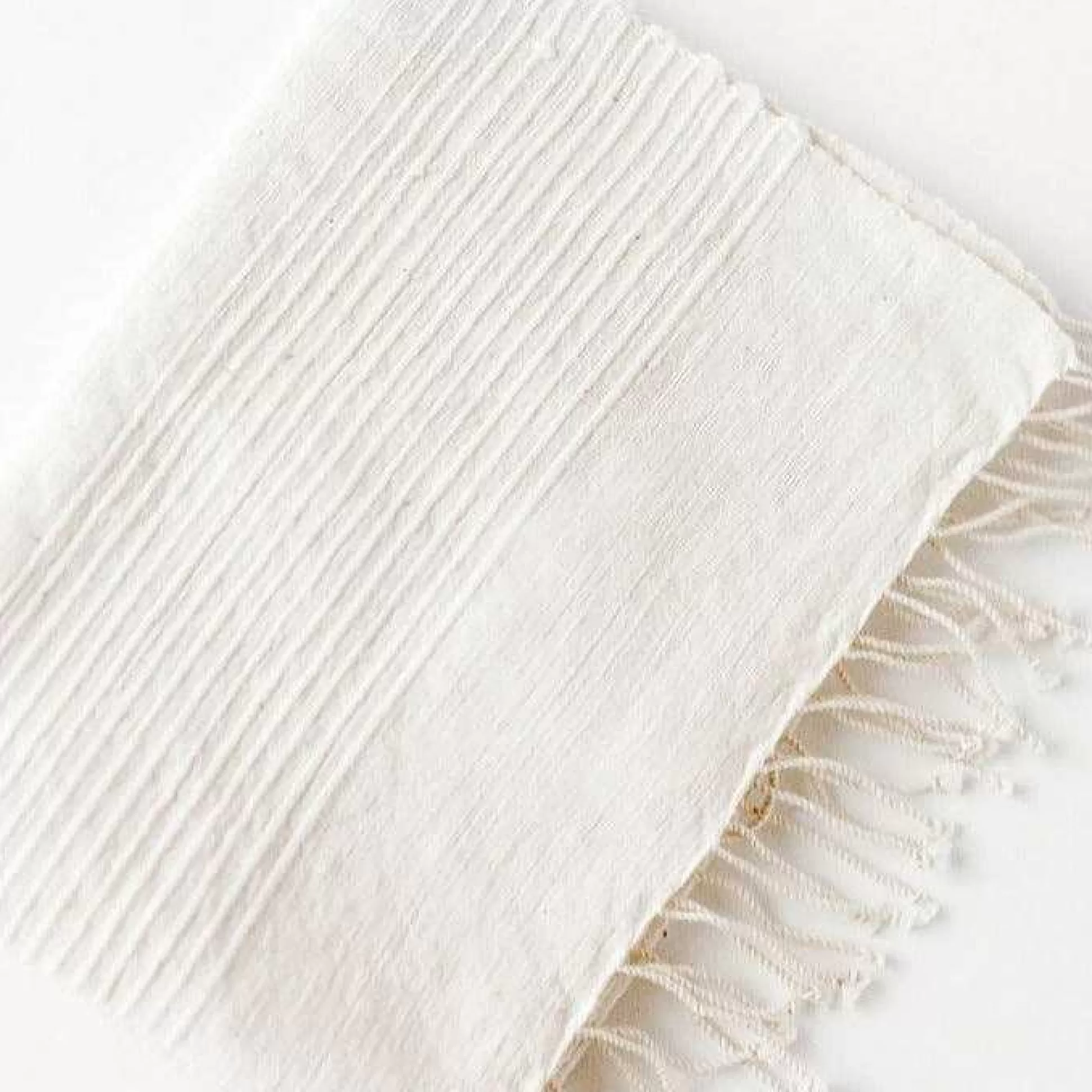 Be Home Hand Towels<Riviera Striped Cotton Hand Towel, Natural