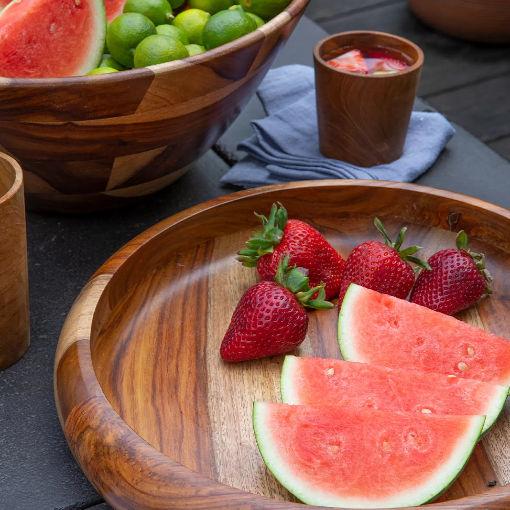 Rosewood Low Bowl^Be Home Cheap