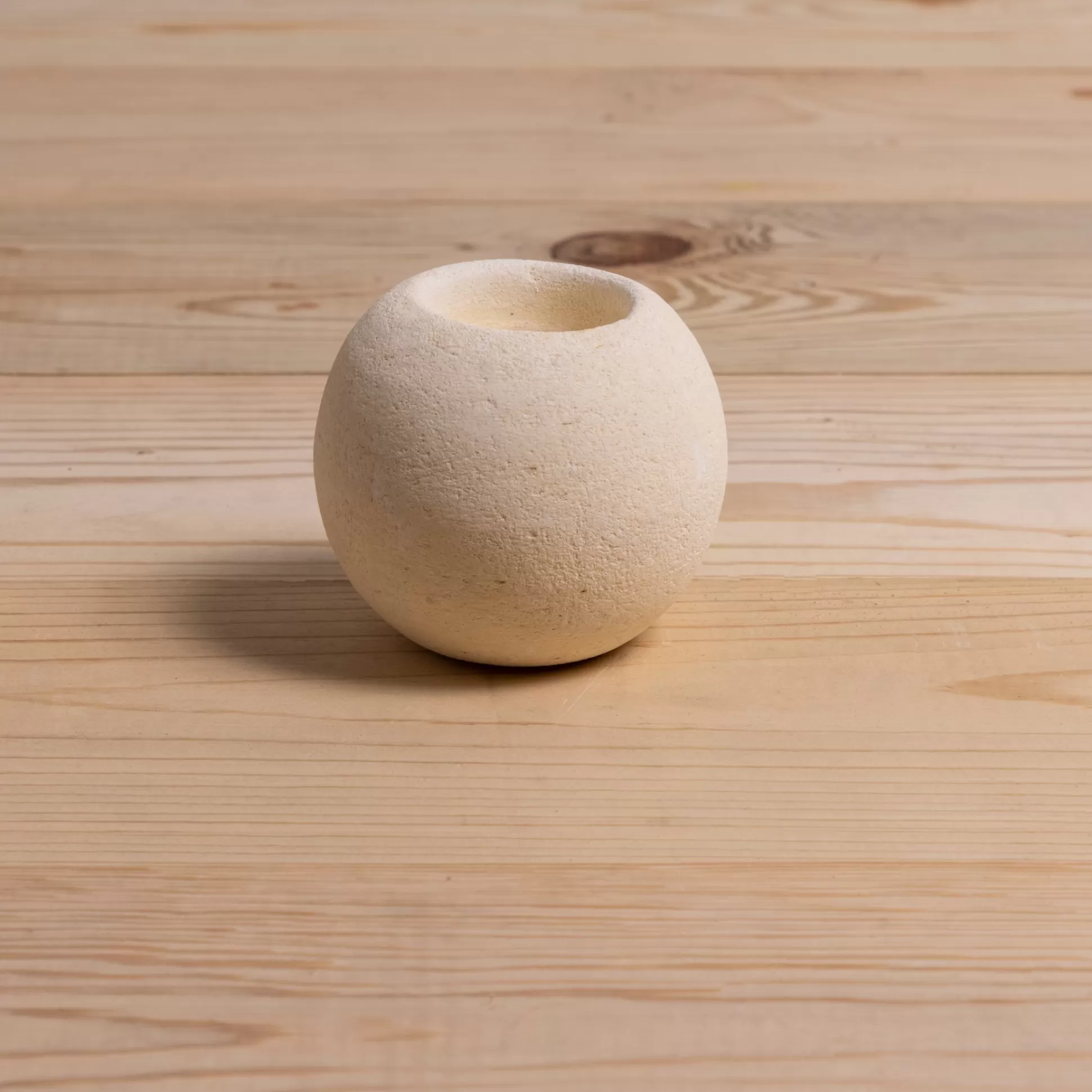 Round Sandstone Tea-light Holder, Small^Be Home Hot