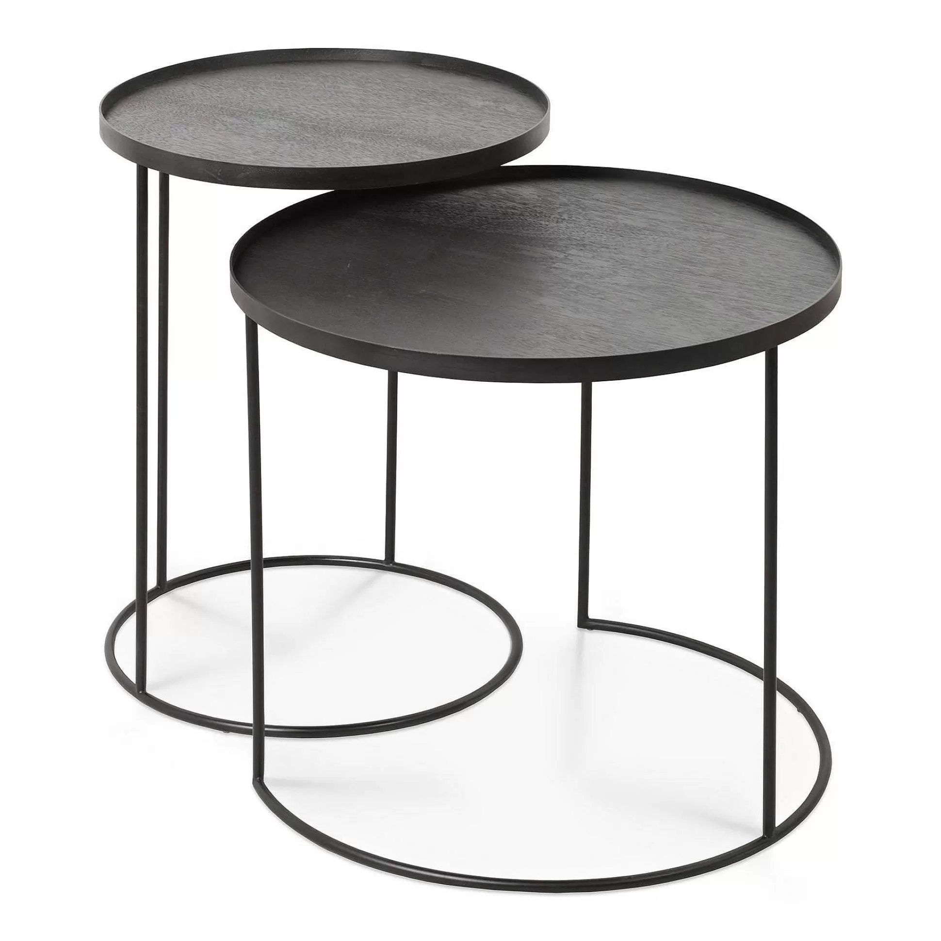 Be Home Tray Tables<Round Tray Side Tables, Set of 2 (Trays Not Included)