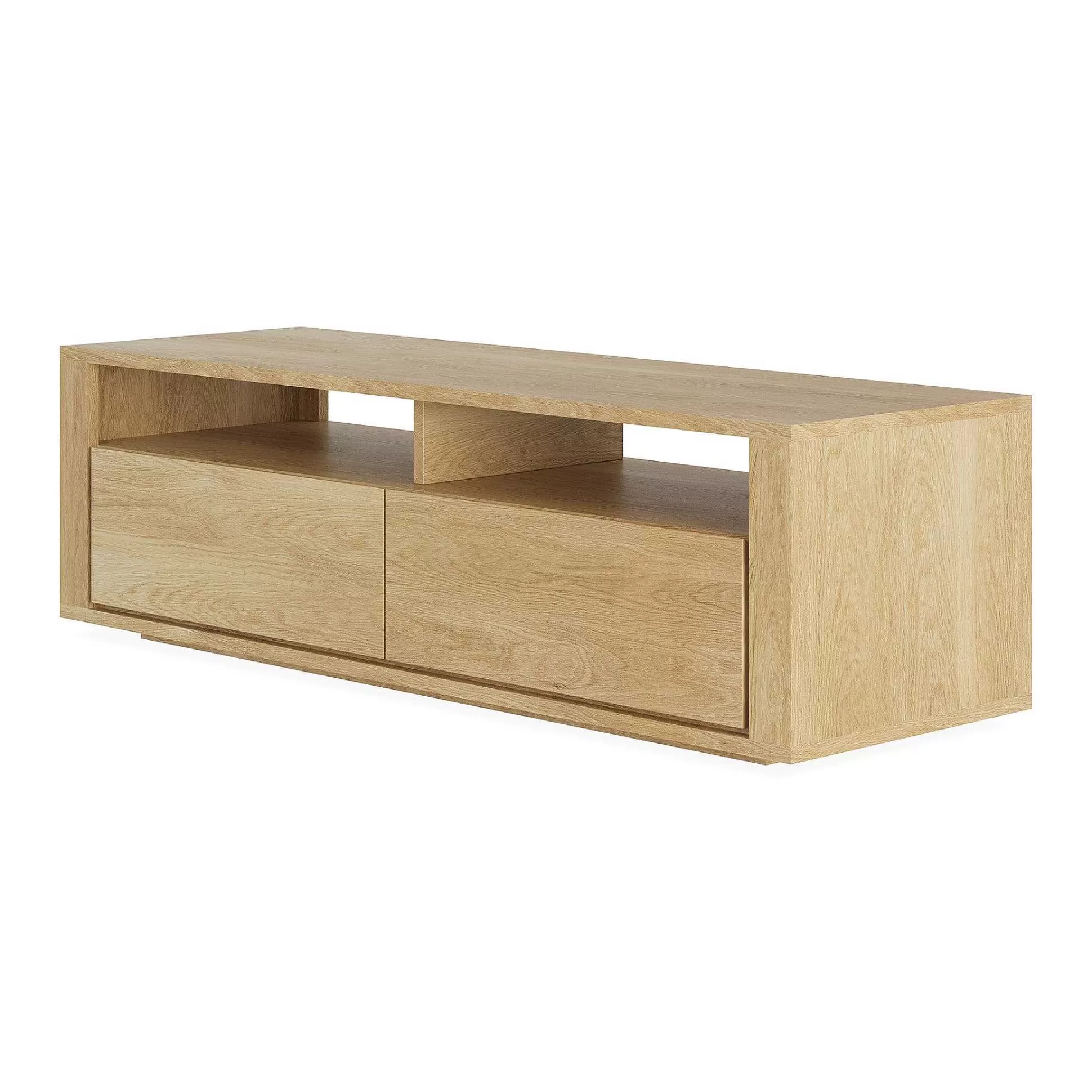 Be Home Media Consoles<Shadow Solid Oak Media Console, 55.5"