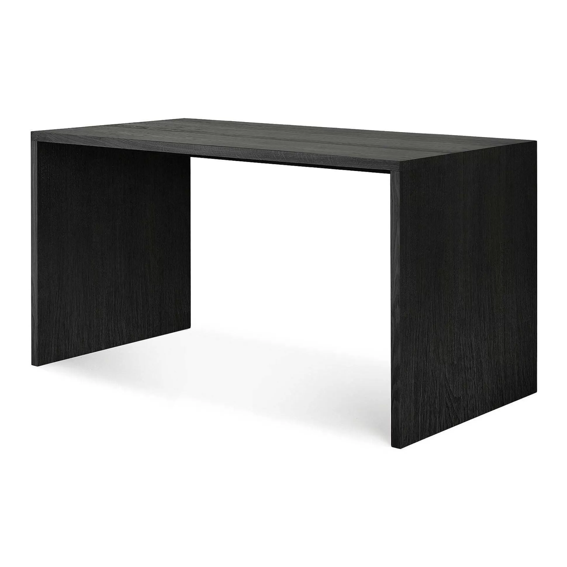 Be Home Desks<Solid Black Oak U Desk