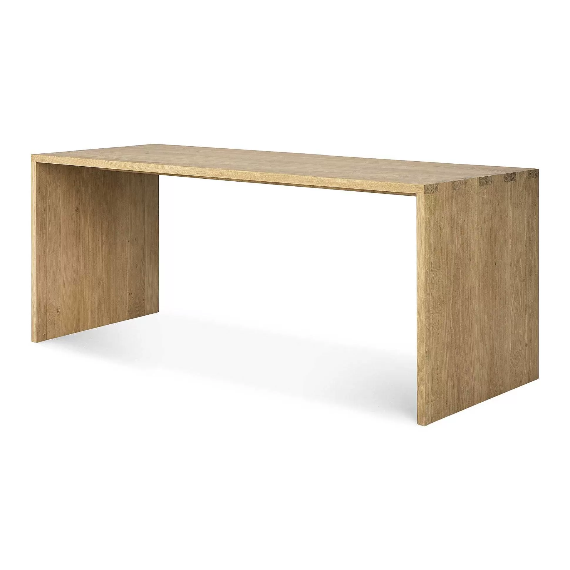 Be Home Desks<Solid Oak U Desk, 68"