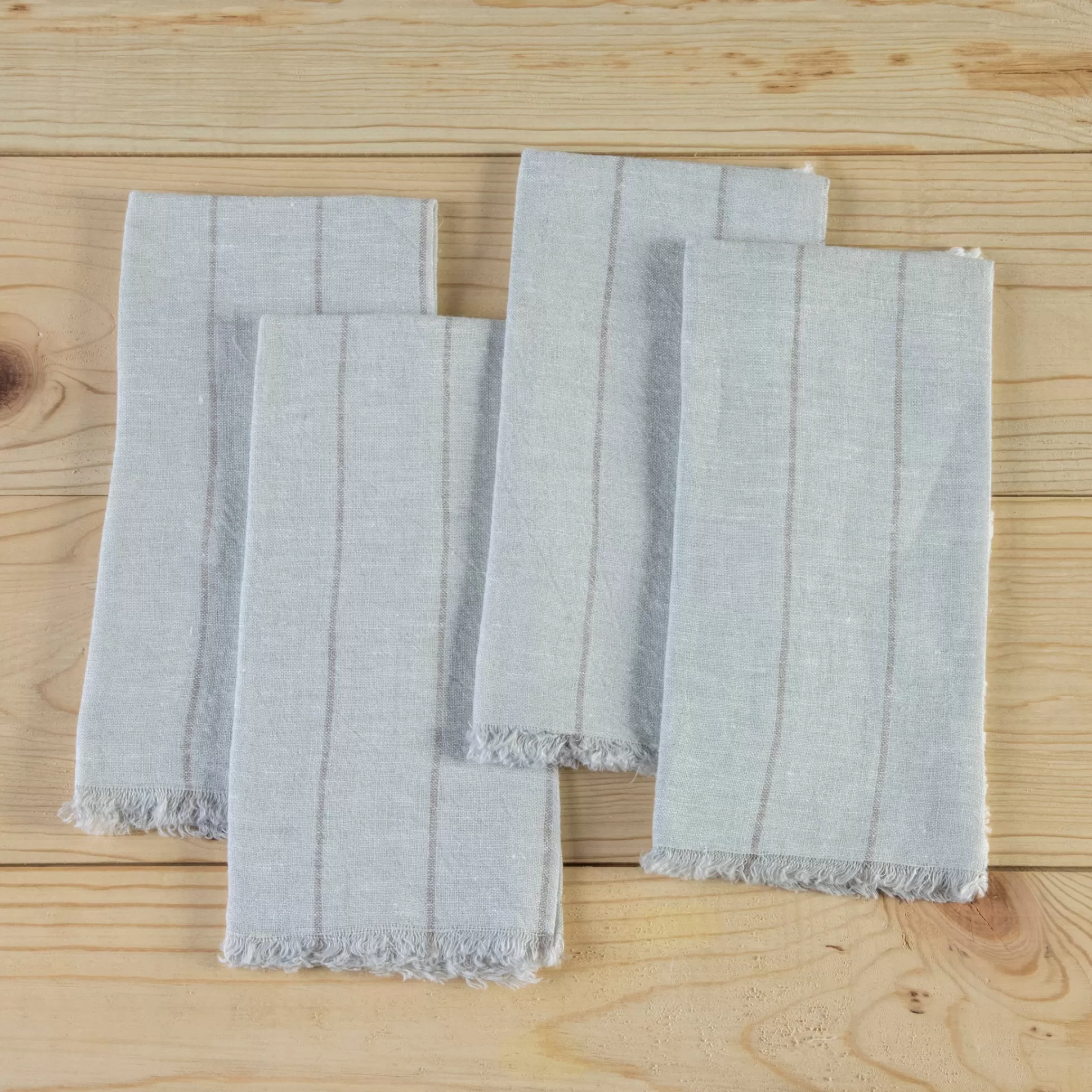 Sonoma Napkins, Set of 4, Light Grey^Be Home Clearance