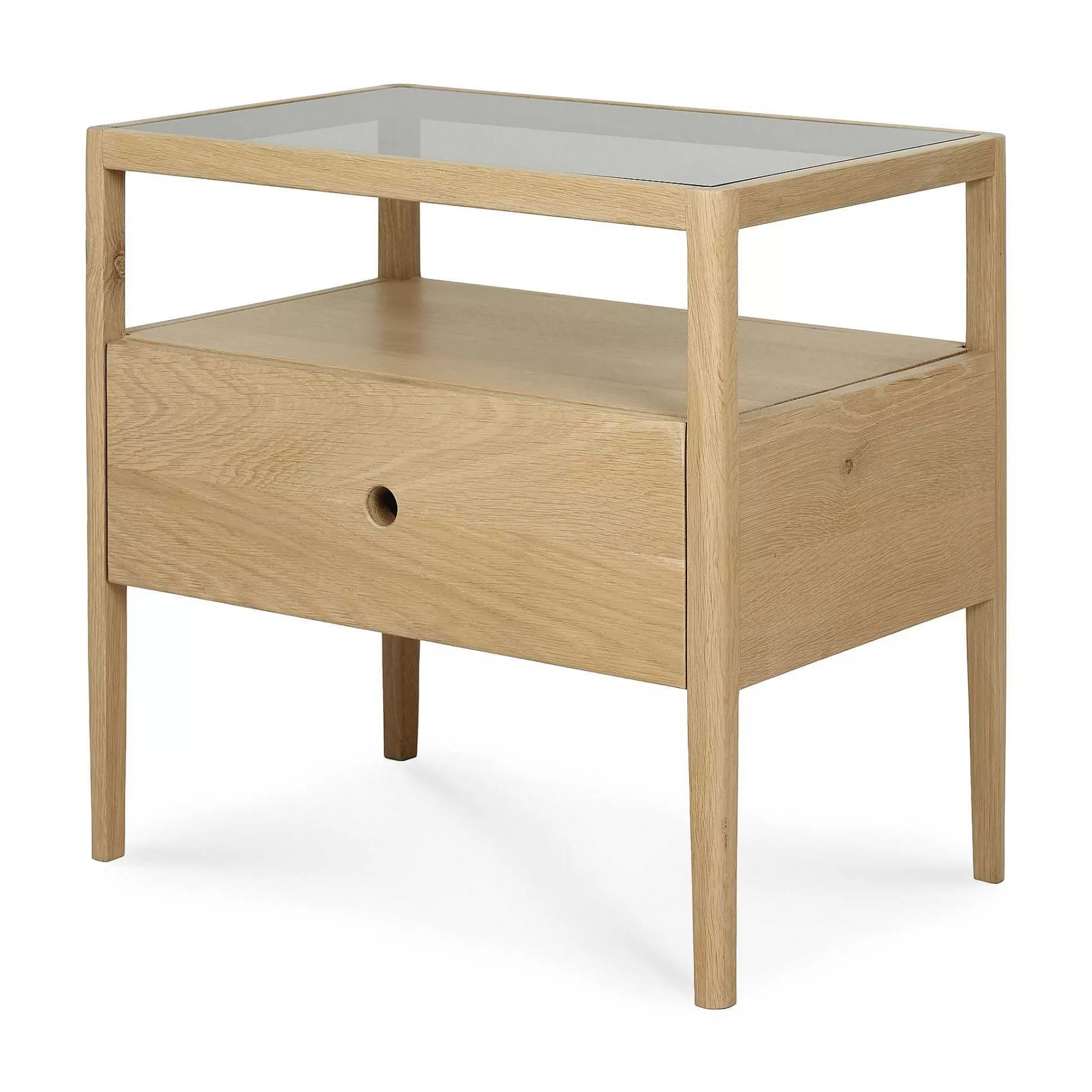 Be Home Bedside Tables<Spindle Solid Oak Bedside Table