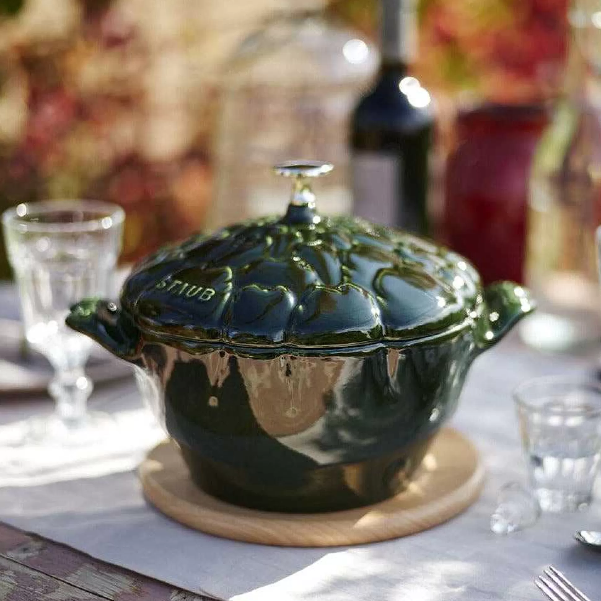 Be Home Cookware<Staub Artichoke Cocotte, 3.2 qt, Basil