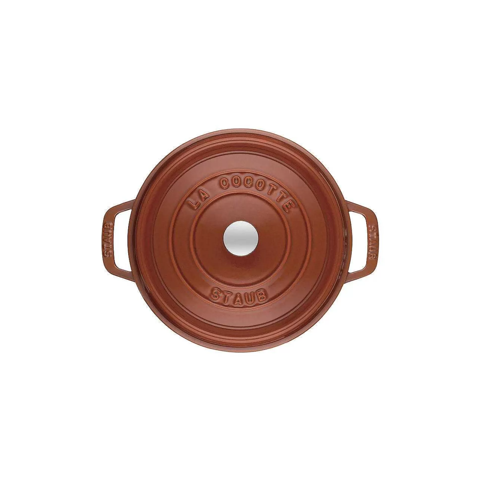 Be Home Cookware<Staub Round Cocotte, 7qt, Burnt Orange