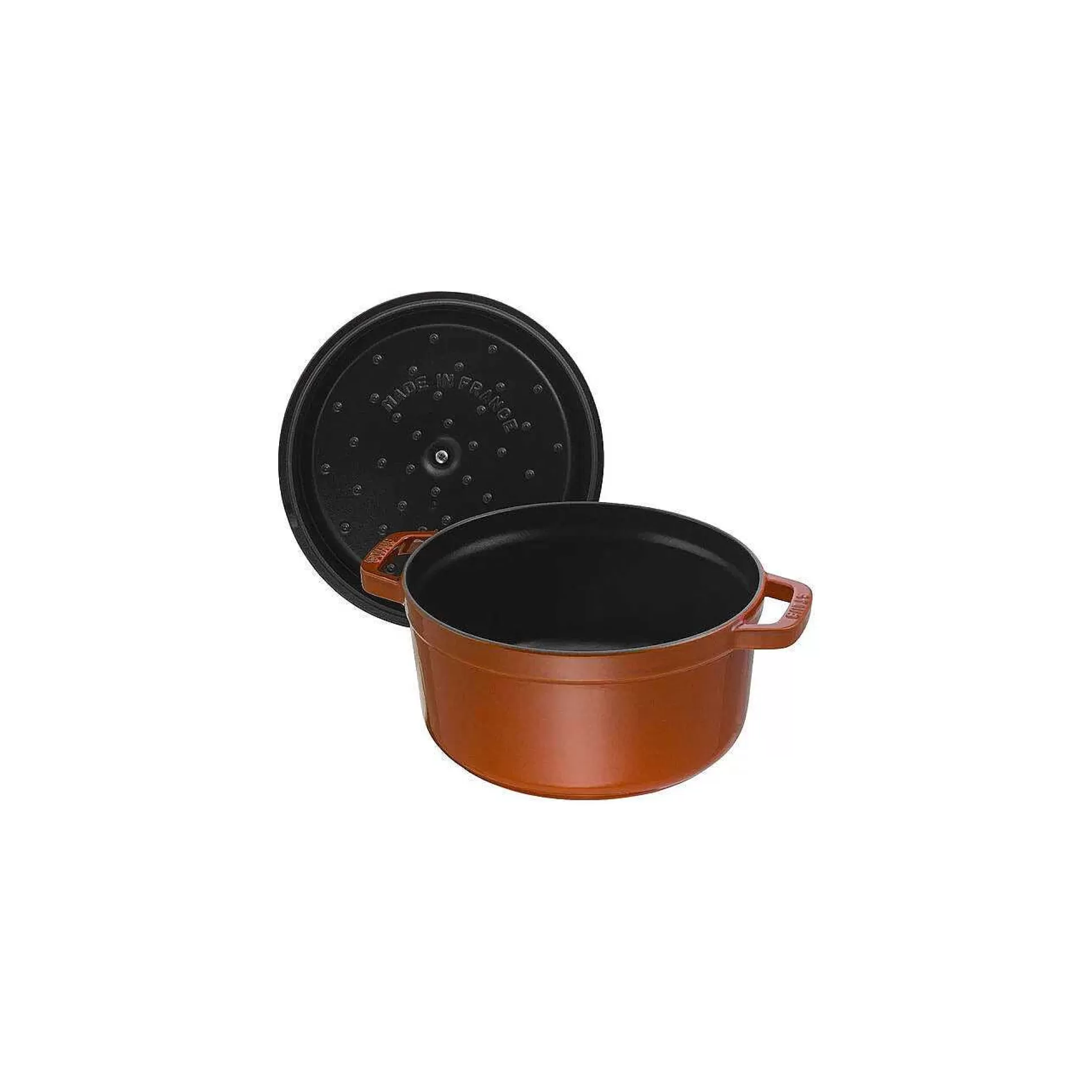 Be Home Let's Cook Sale<Staub Round Cocotte, 7qt, Burnt Orange