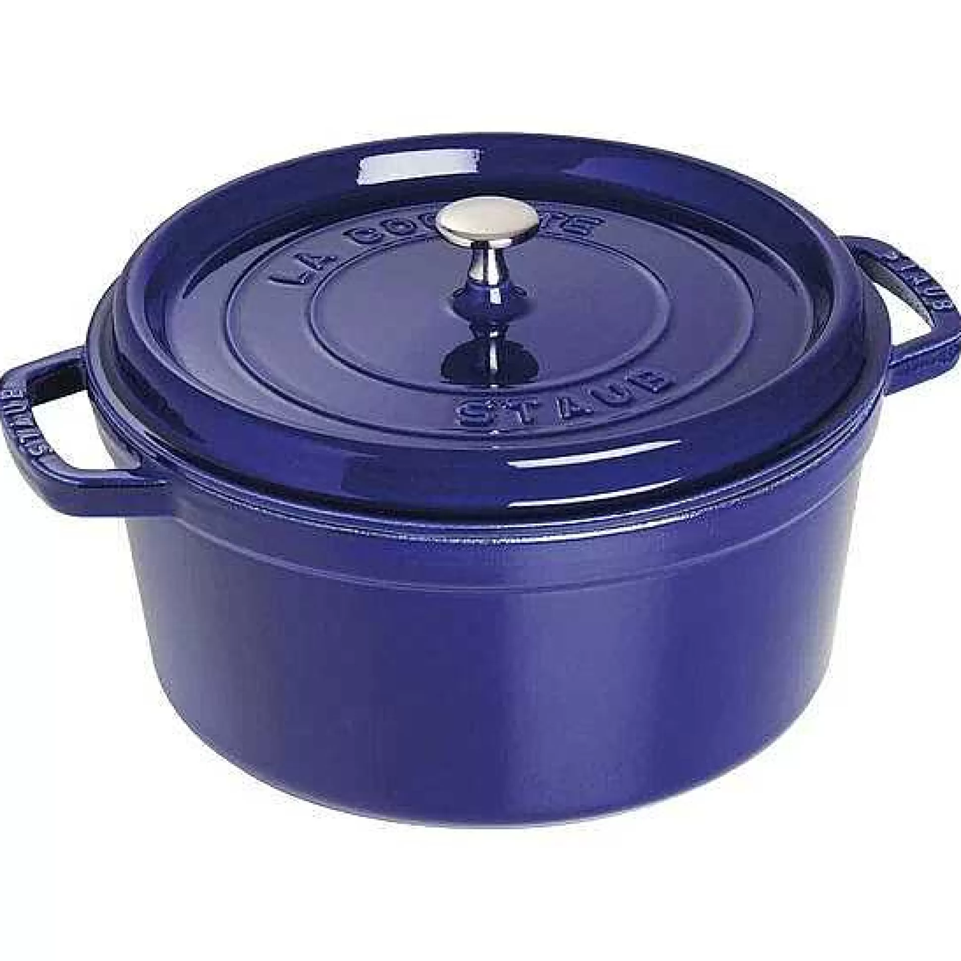 Be Home Let's Cook Sale<Staub Round Cocotte, 7qt, Dark Blue