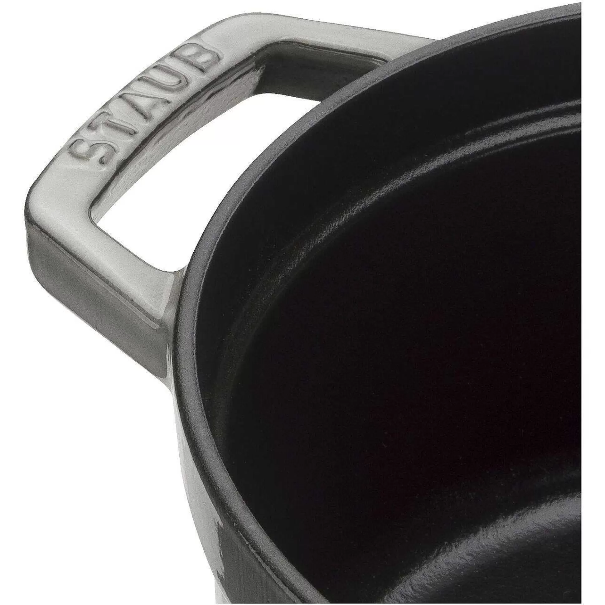 Be Home Cookware<Staub Round Cocotte, 13.25qt, Graphite Grey