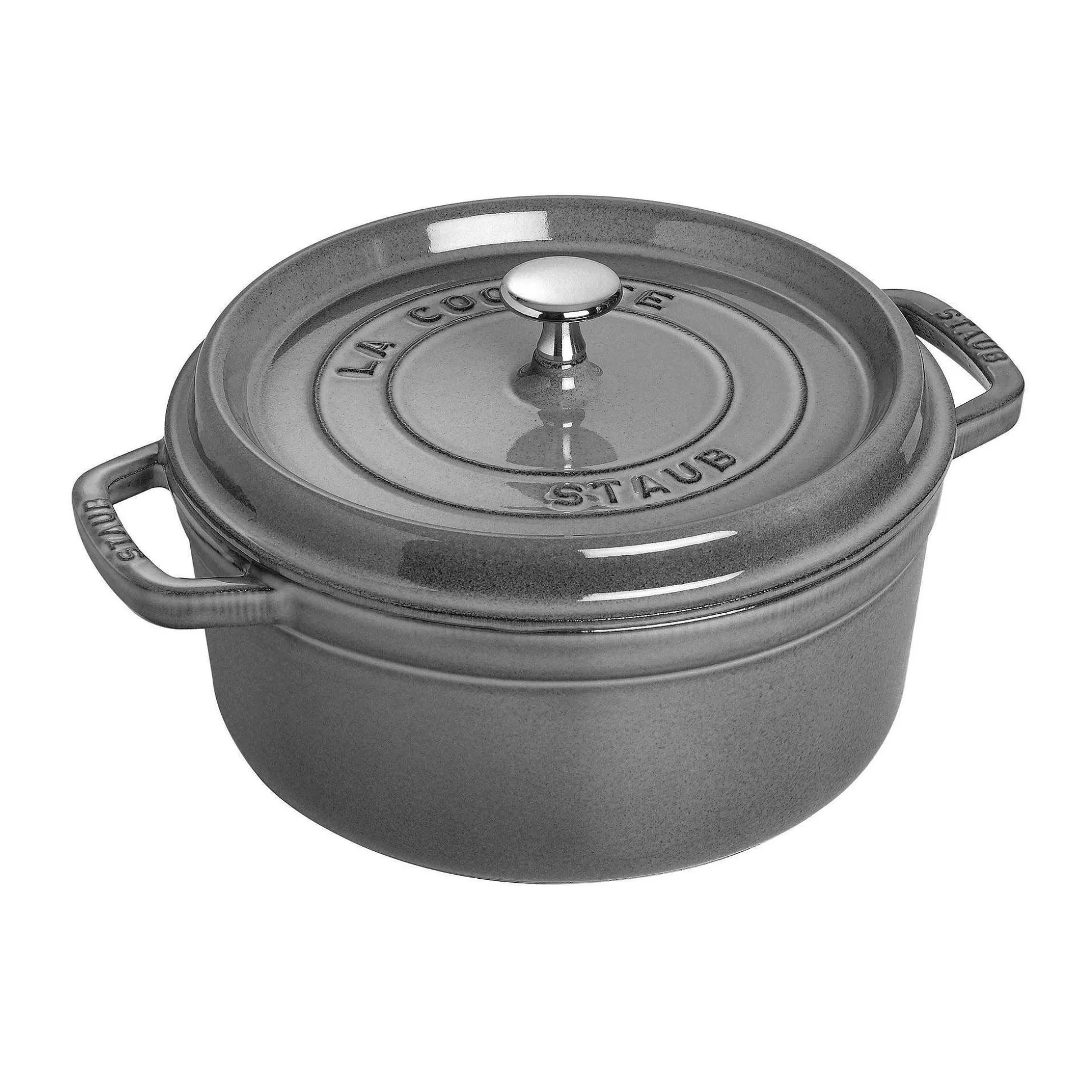 Be Home Cookware<Staub Round Cocotte, 4qt, Graphite Grey