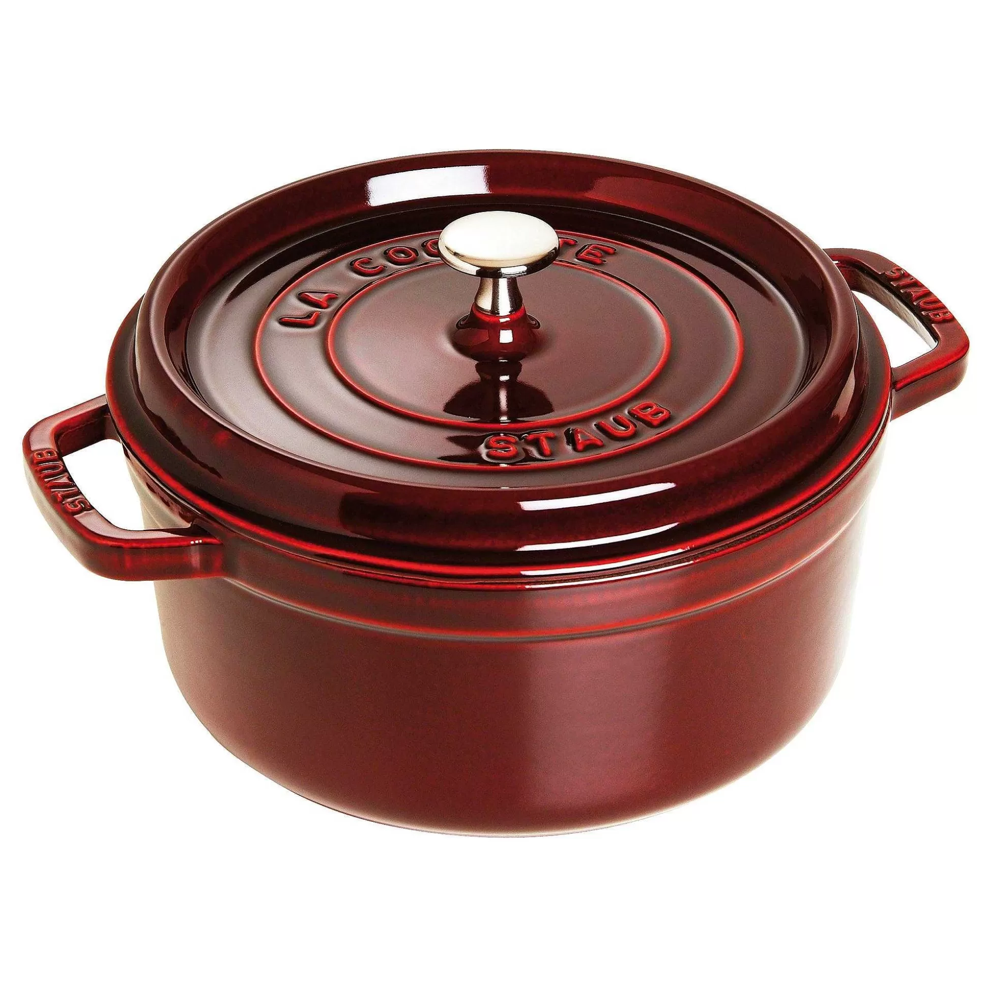 Be Home Cookware<Staub Round Cocotte, 4qt, Grenadine