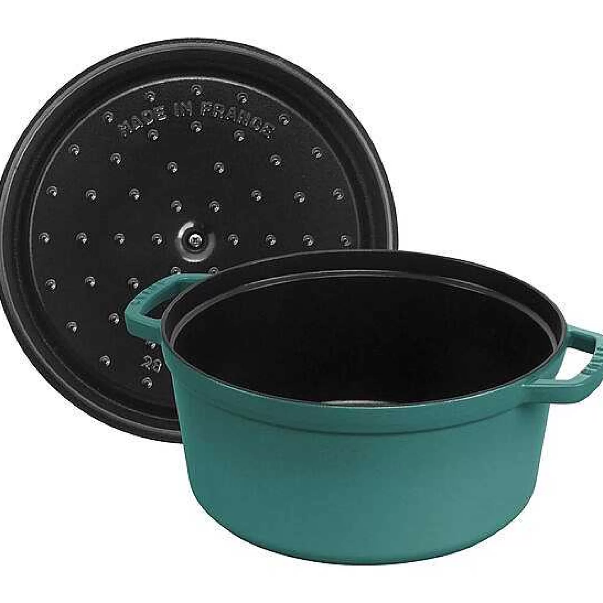 Be Home Let's Cook Sale<Staub Round Cocotte, 7qt, Turquoise