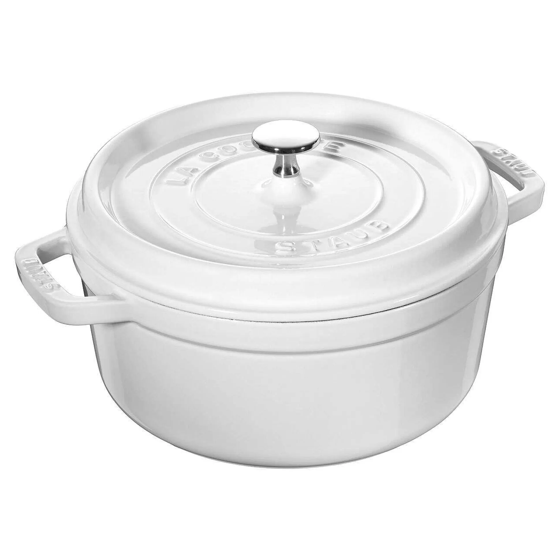 Be Home Cookware<Staub Round Cocotte, 4qt, White