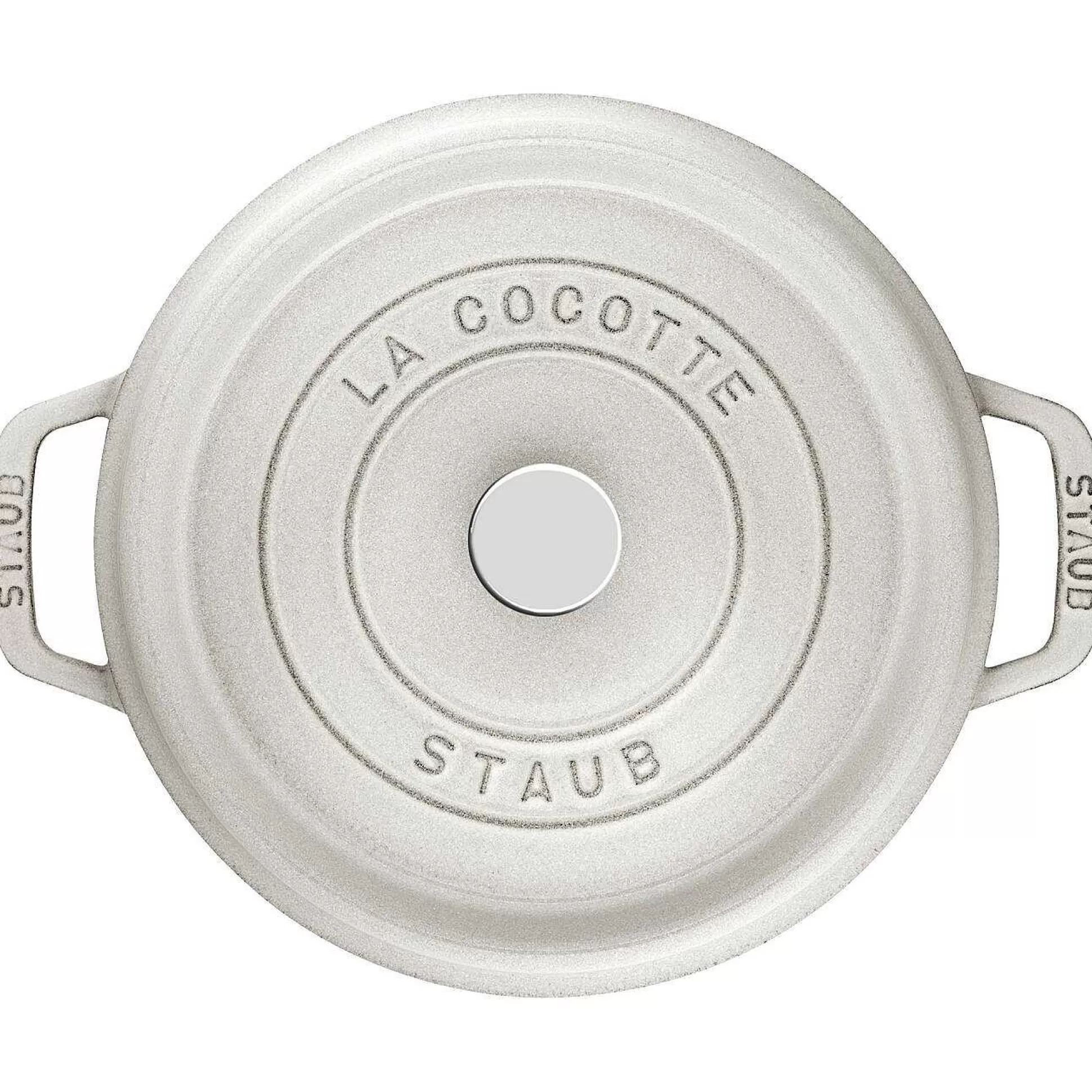 Be Home Cookware<Staub Round Cocotte, 4qt, White Truffle