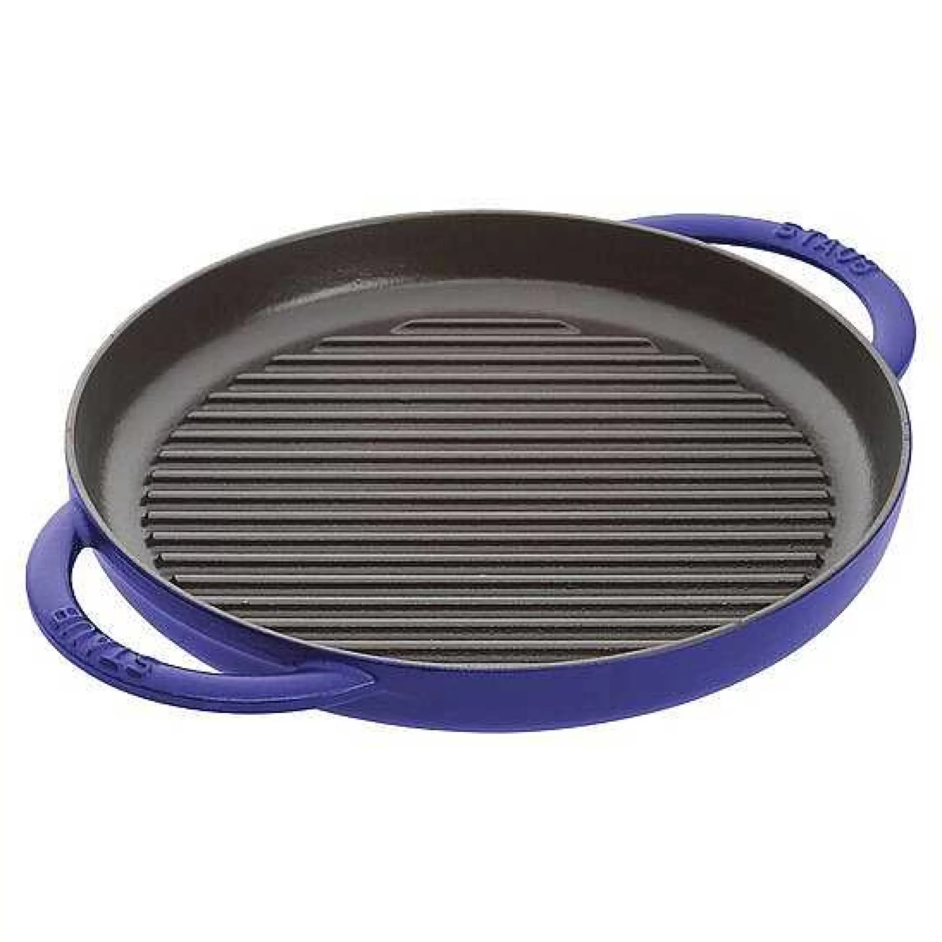 Be Home Let's Cook Sale<Staub Round Double Handle Pure Grill, 10", Dark Blue