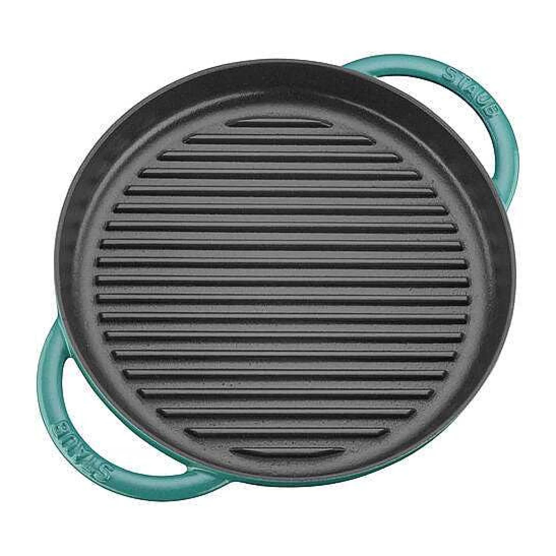 Be Home Cookware<Staub Round Double Handle Pure Grill, 10", Turquoise