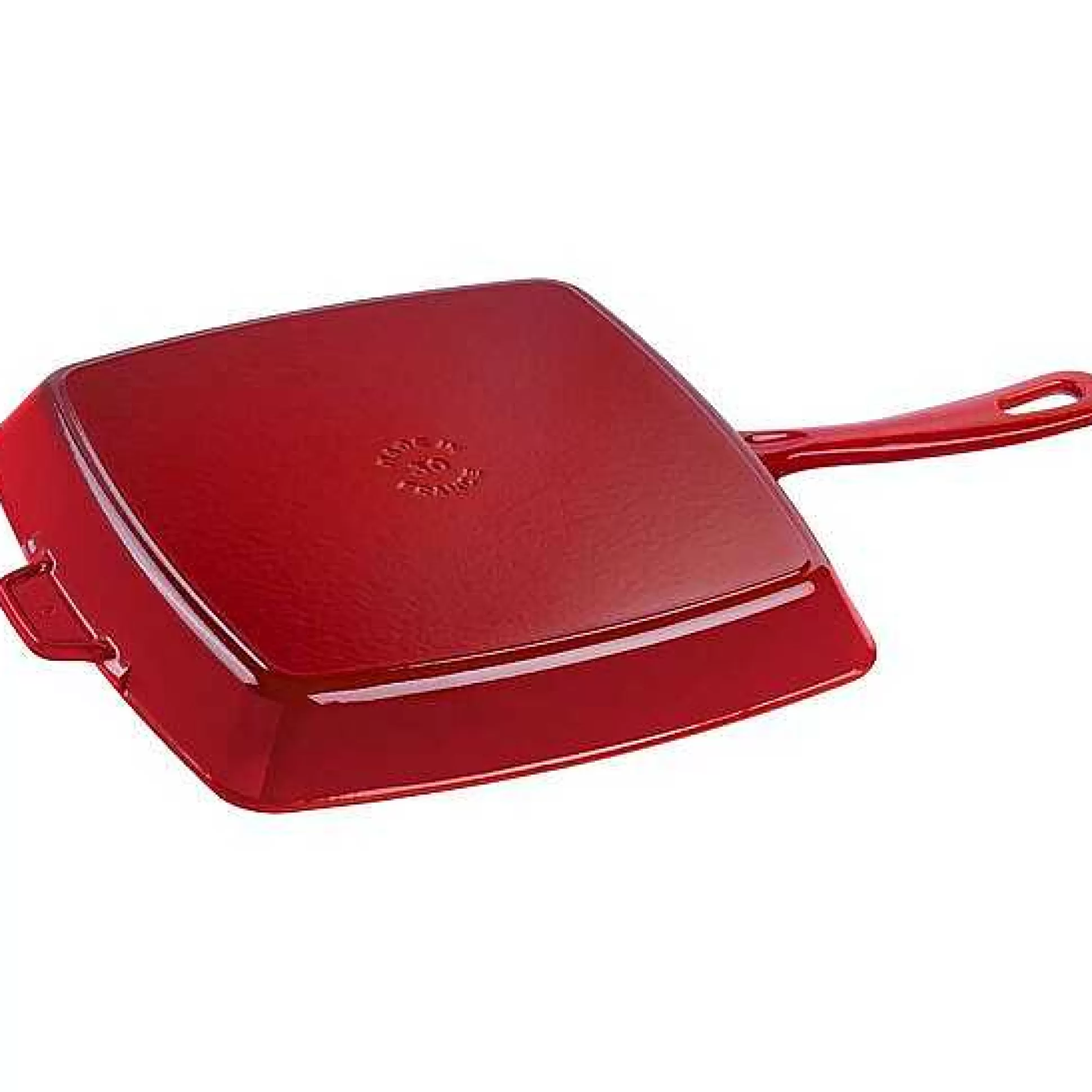 Be Home Cookware<Staub Square Grill Pan, 12", Cherry