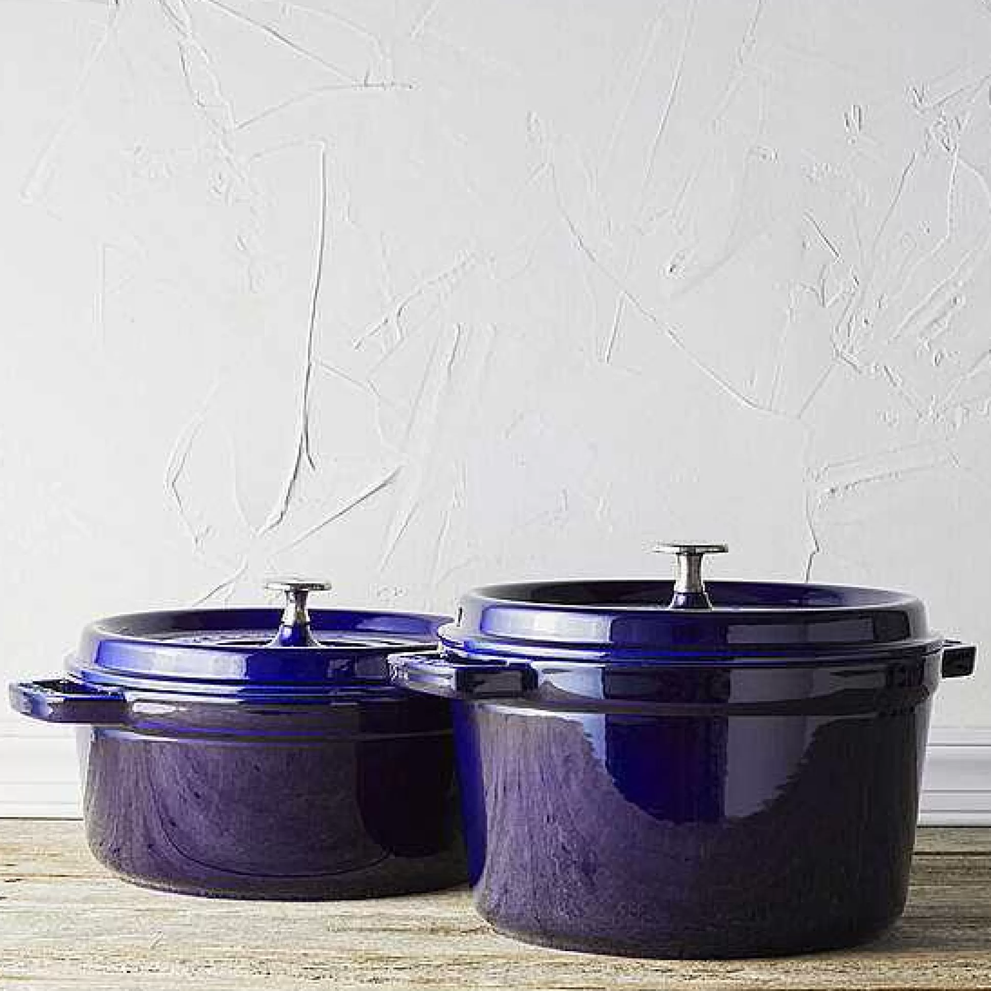 Be Home Cookware<Staub Tall Cocotte, 5 qt, Dark Blue