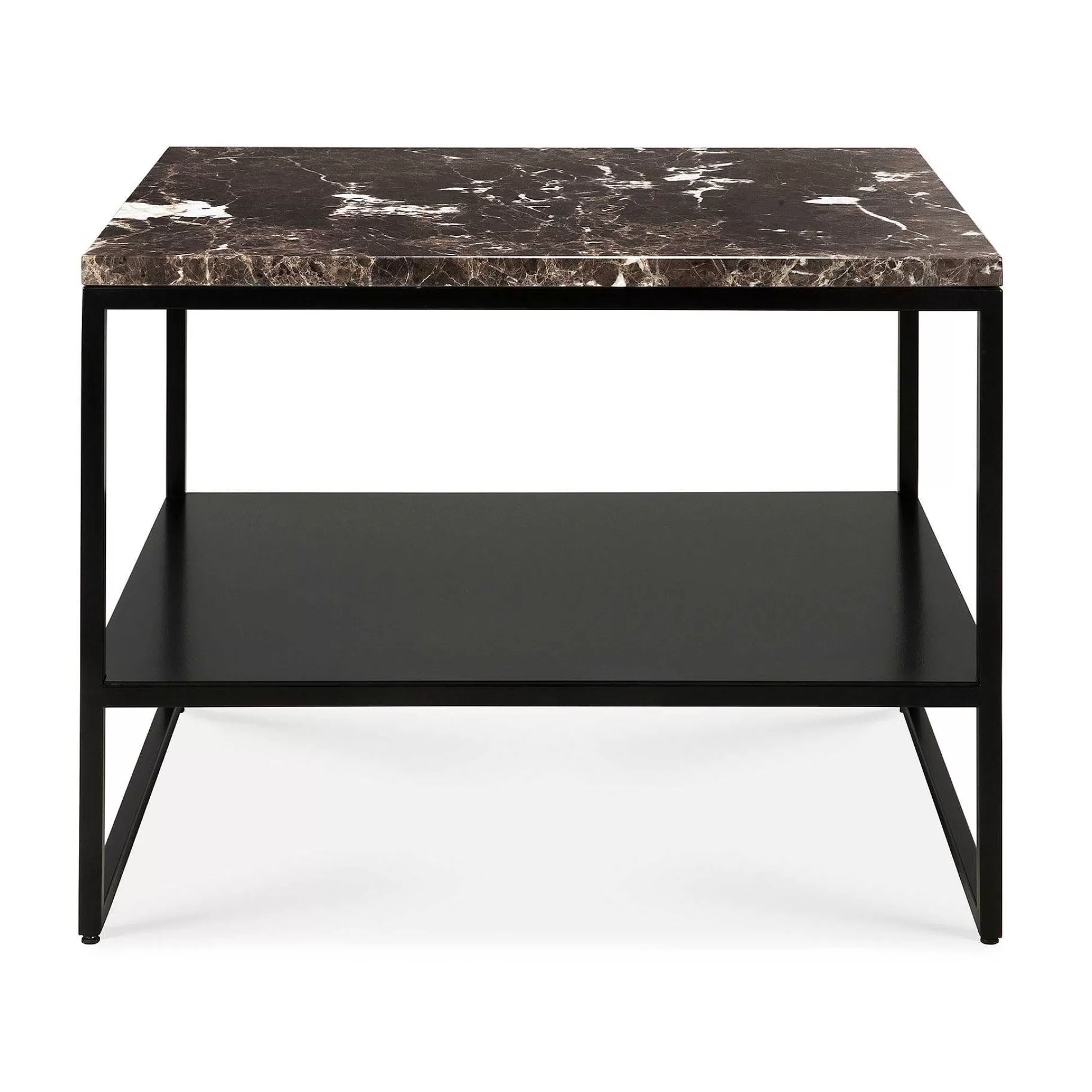 Be Home Side Tables<Stone Side Table, Dark Emperador Marble