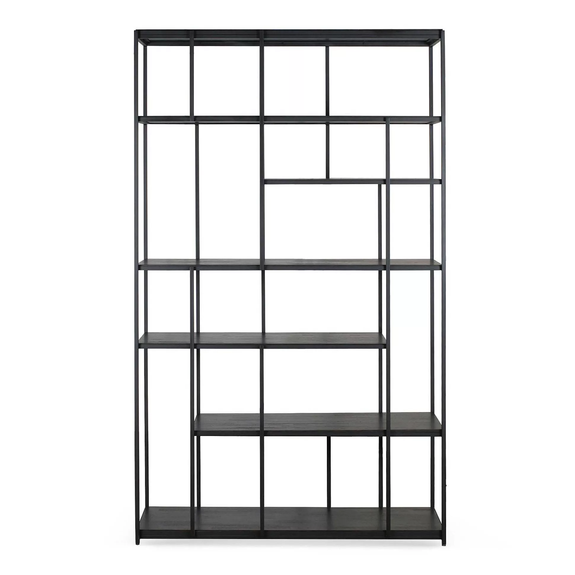 Be Home Shelving<Studio Solid Black Teak Rack