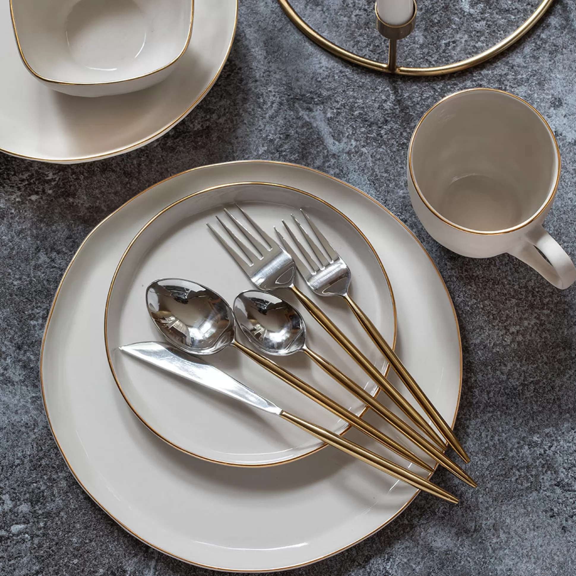 Sun & Moon Flatware Set^Be Home Clearance