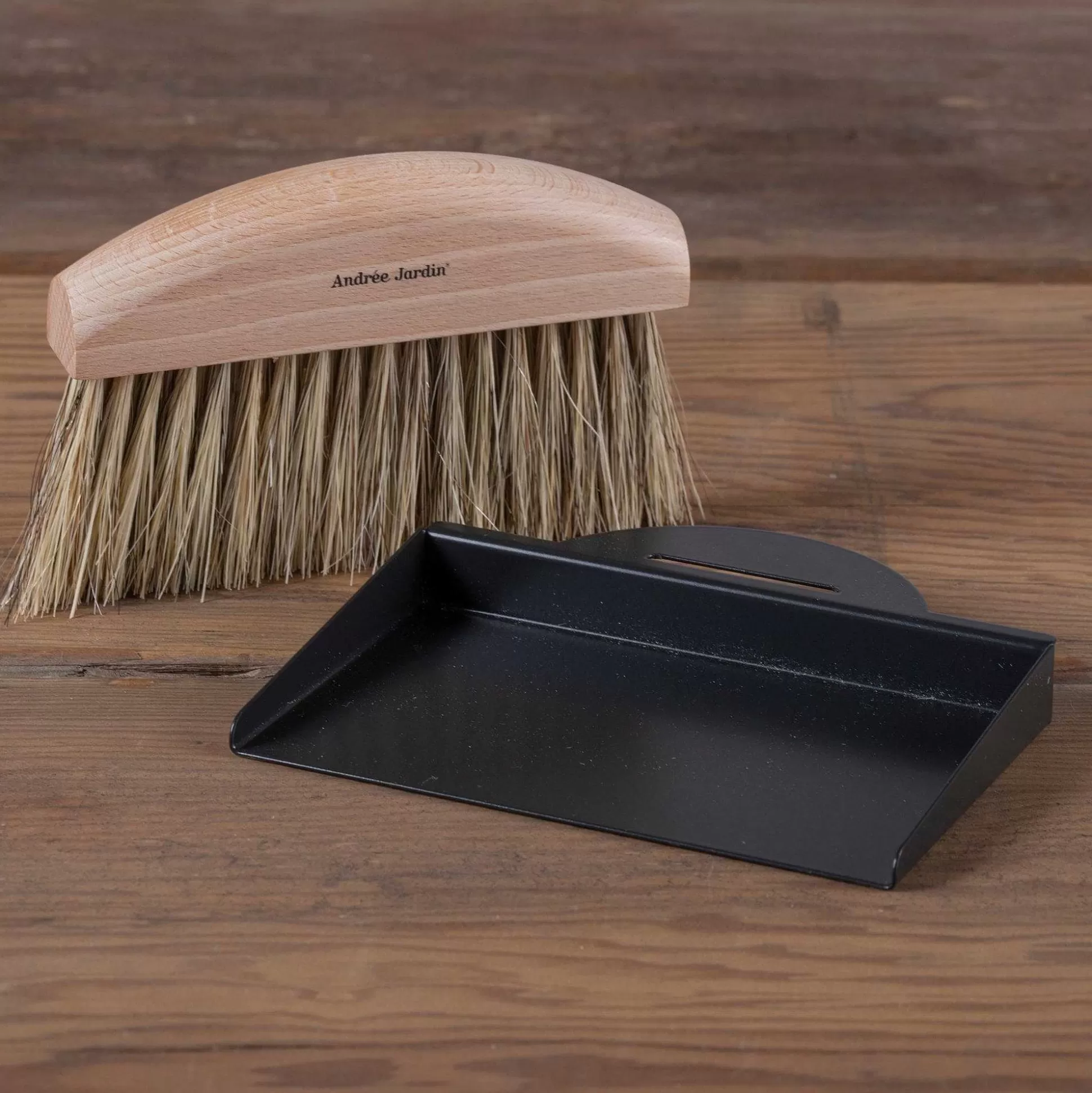 Be Home Clean Up<Table Brush and Dustpan Set, Black