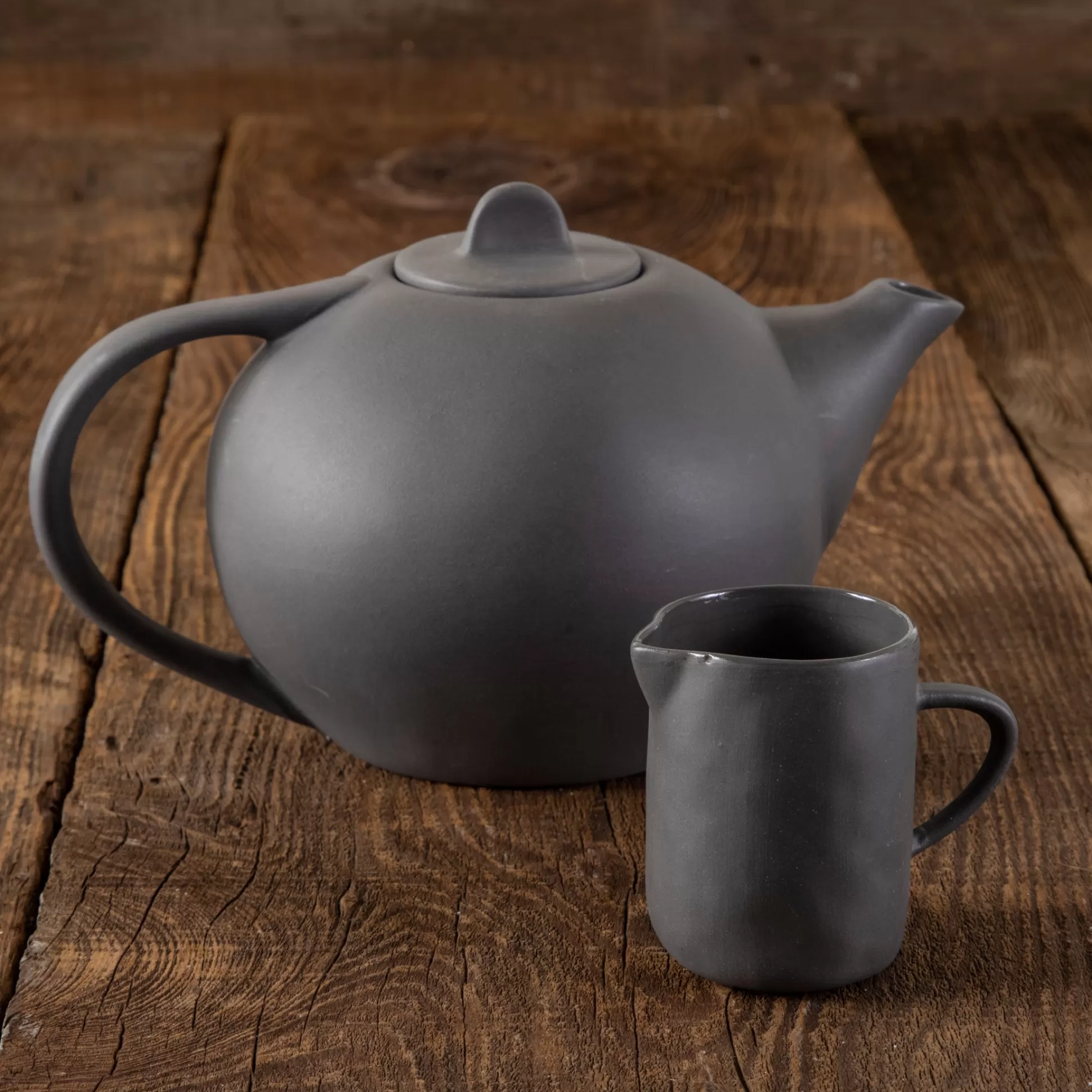 Tam Stoneware Creamer, Slate^Be Home Online