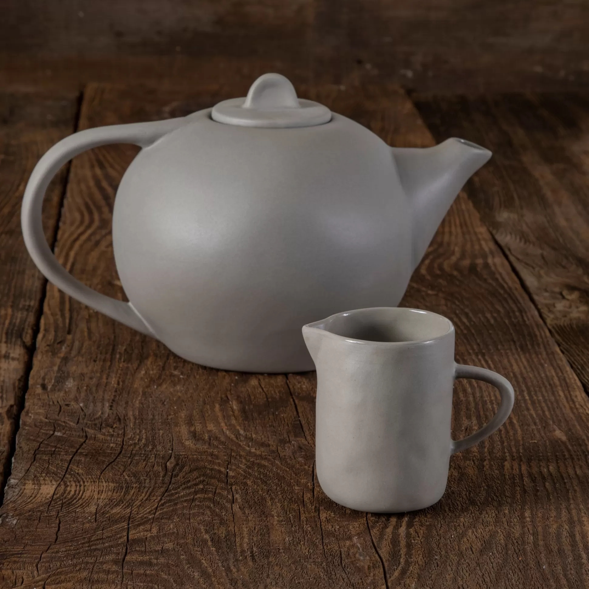 Tam Stoneware Creamer, Sterling^Be Home Flash Sale