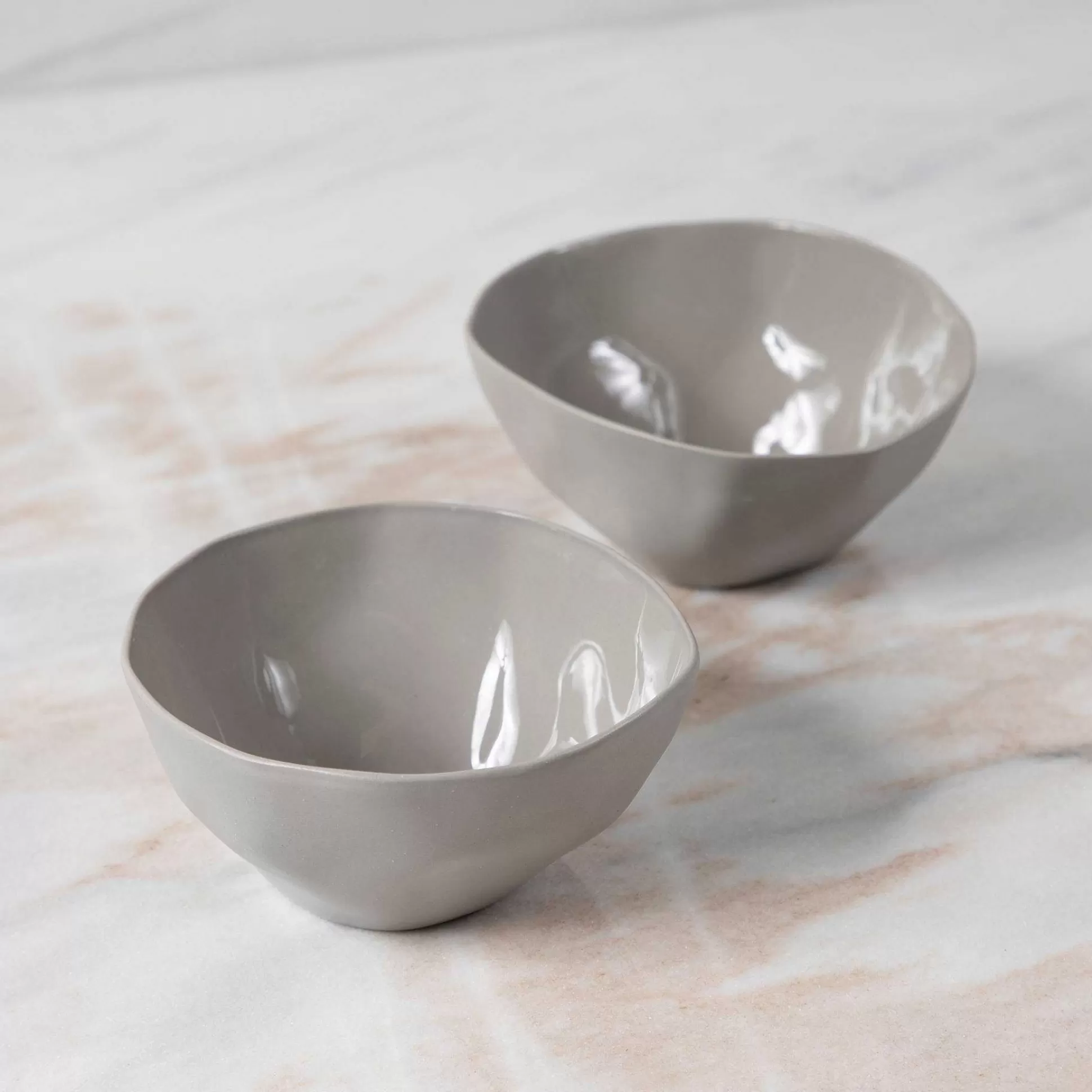 Be Home Stoneware Serving Bowls<Tam Stoneware Pinch Bowl Sterling, Set of 2