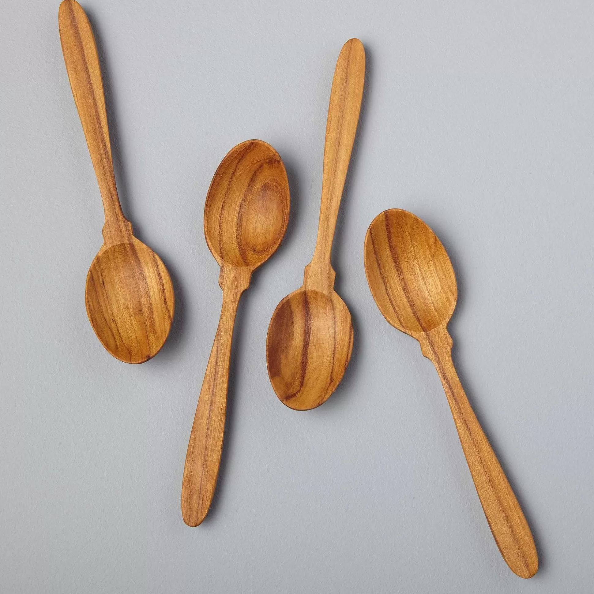 Be Home Spoons & Mini Spoons<Teak Coffee Spoons, Set of 4