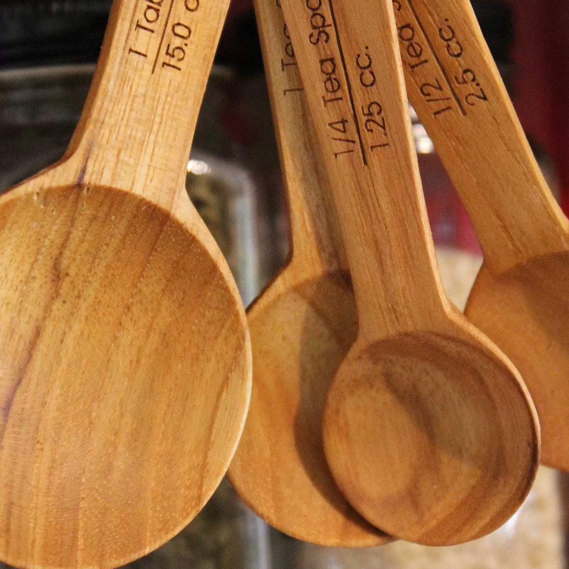 Be Home Measuring<Teak Measuring Spoons Set