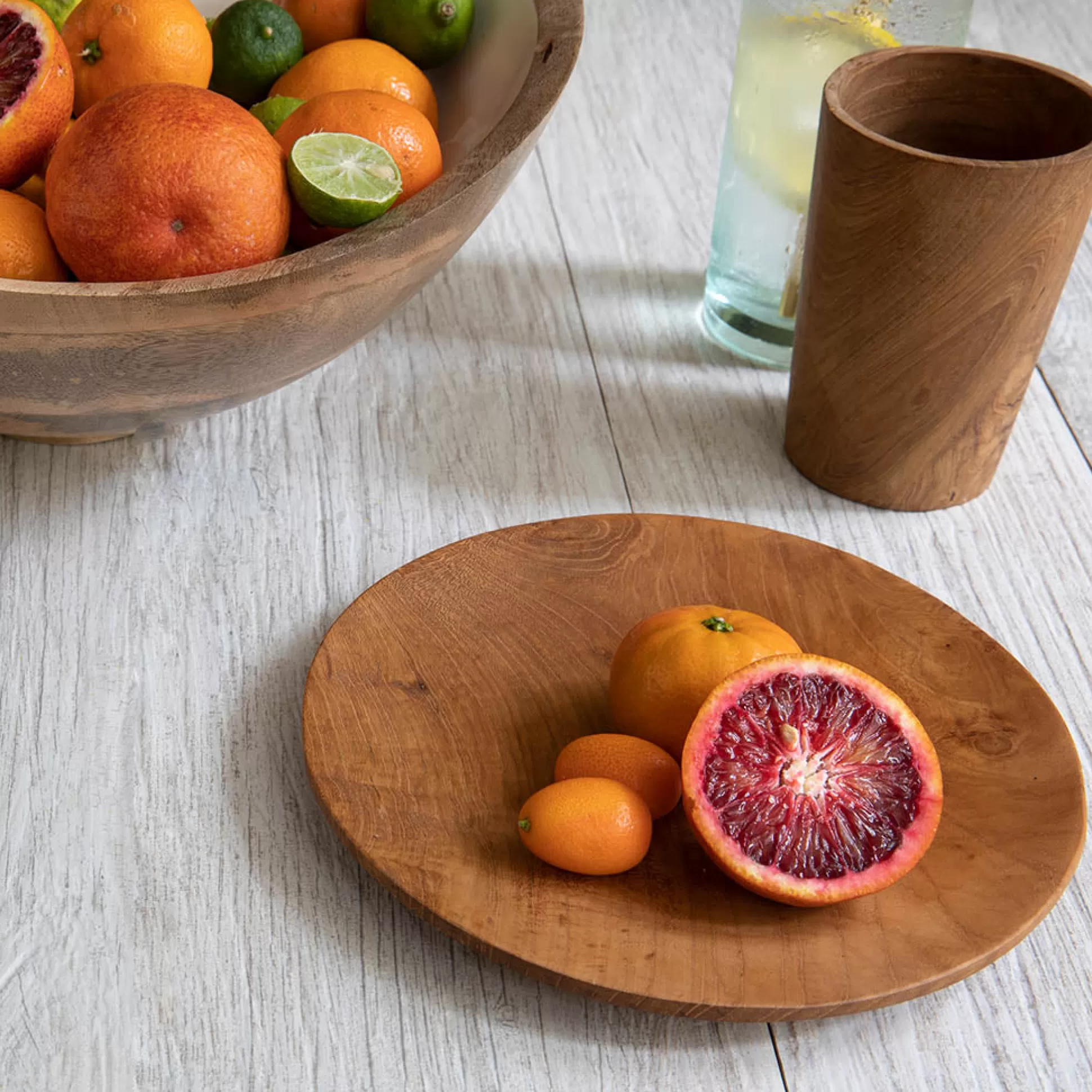 Teak Salad Plate^Be Home Online