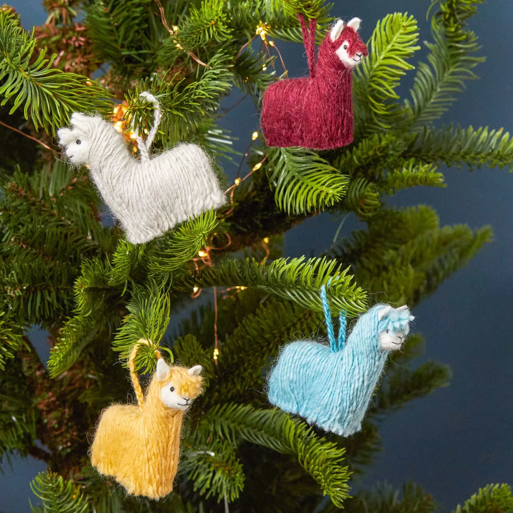 The Alpaca Crew Ornament, Set of 4^Be Home Store