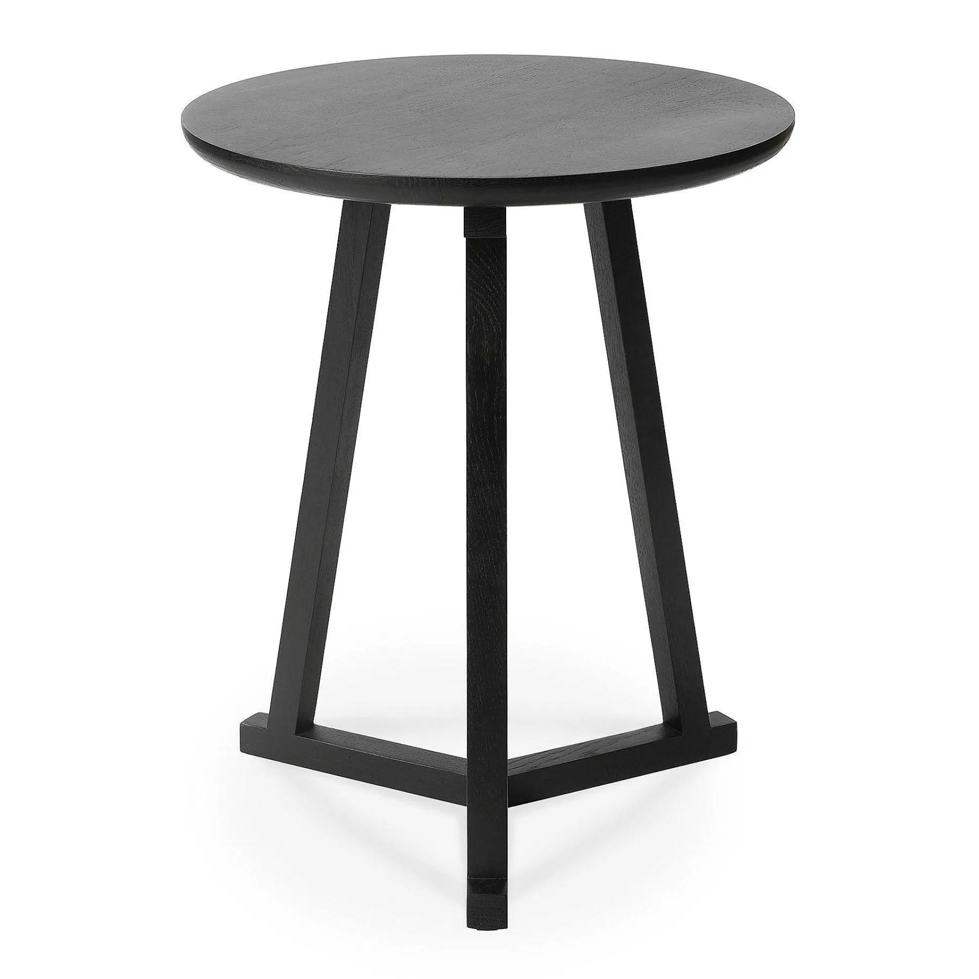 Be Home Side Tables<Tripod Side Table, Black Oak