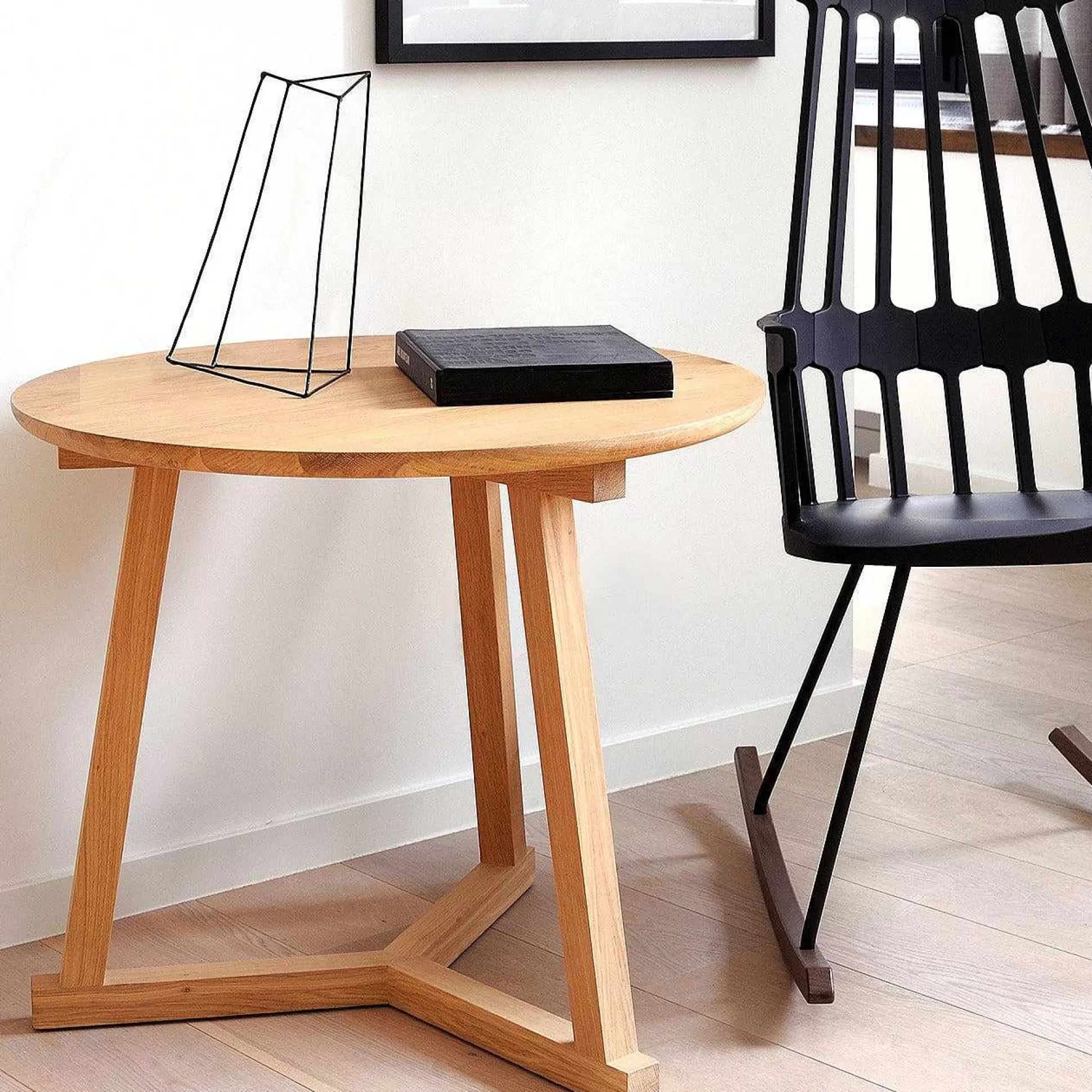 Be Home Side Tables<Tripod Side Table, Oak