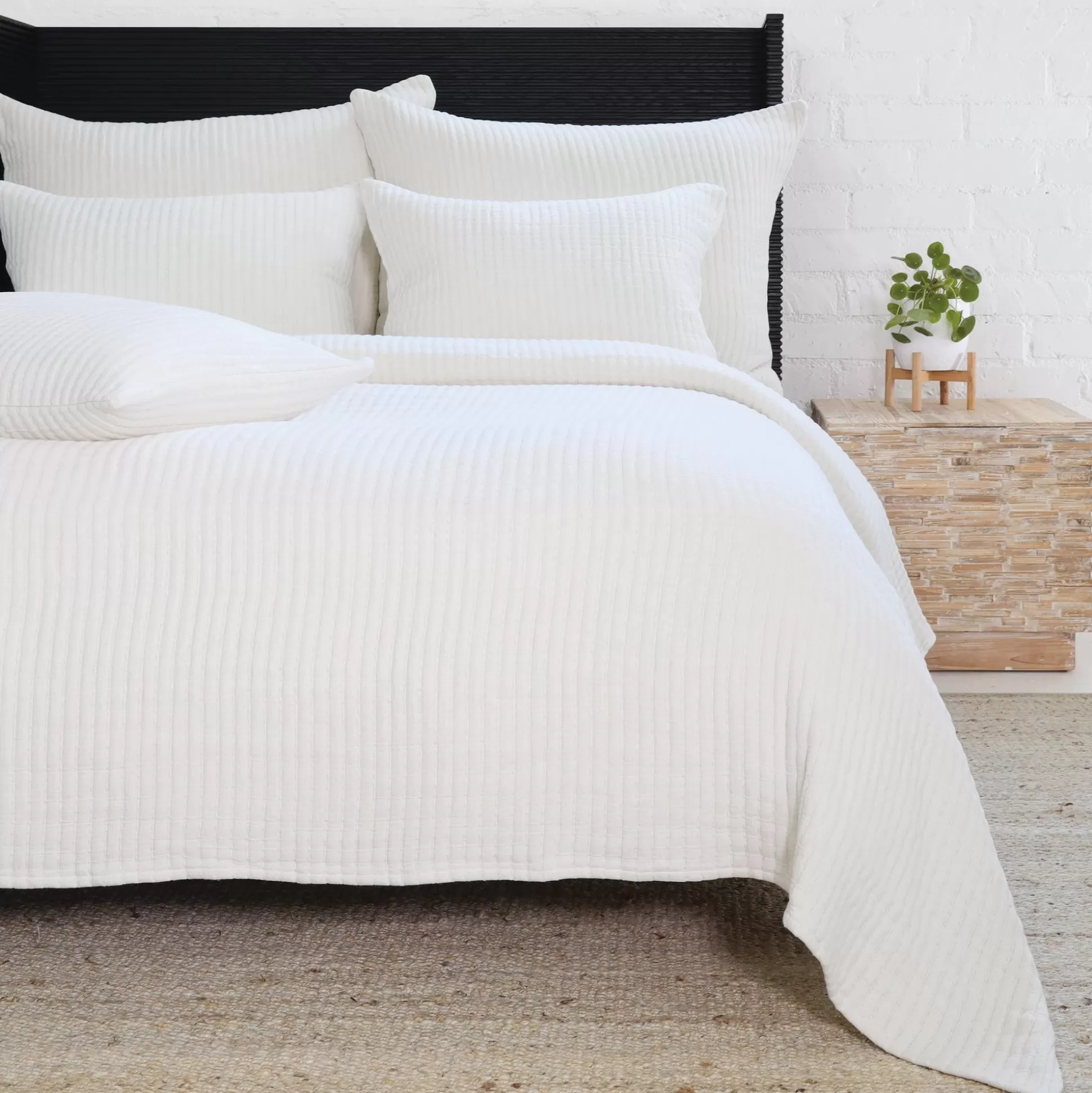 Vancouver King Coverlet, Cream^Be Home Fashion