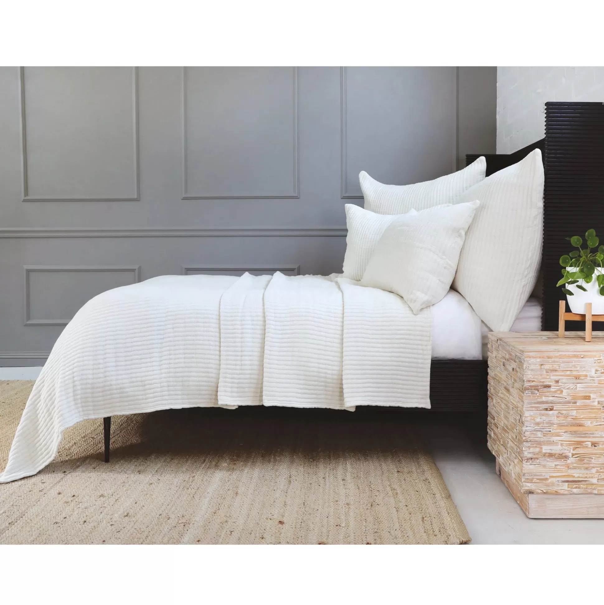 Vancouver King Coverlet, Cream^Be Home Fashion