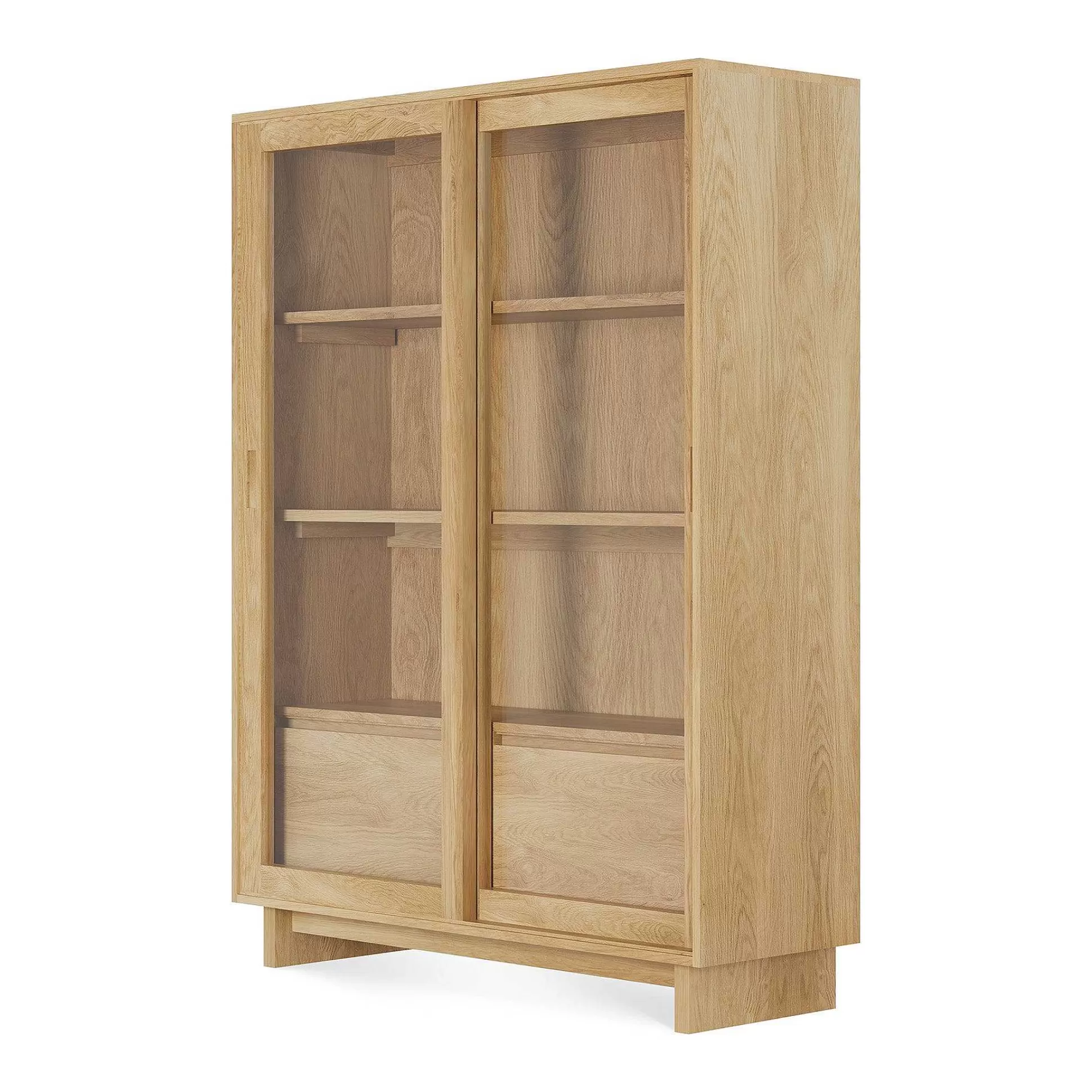 Be Home Cabinets<Wave Solid Oak Cabinet