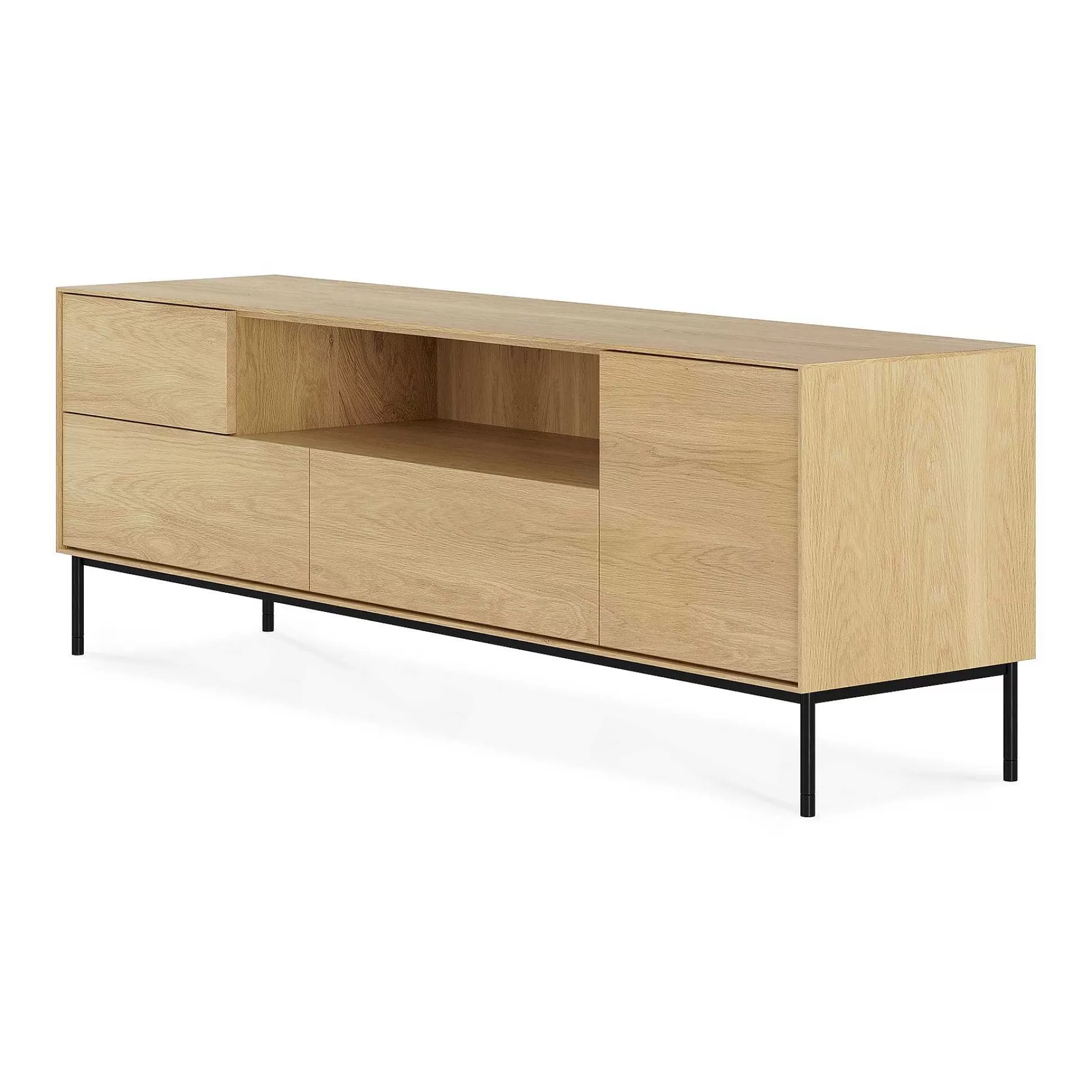 Be Home Media Consoles<Whitebird Solid Oak Media Console