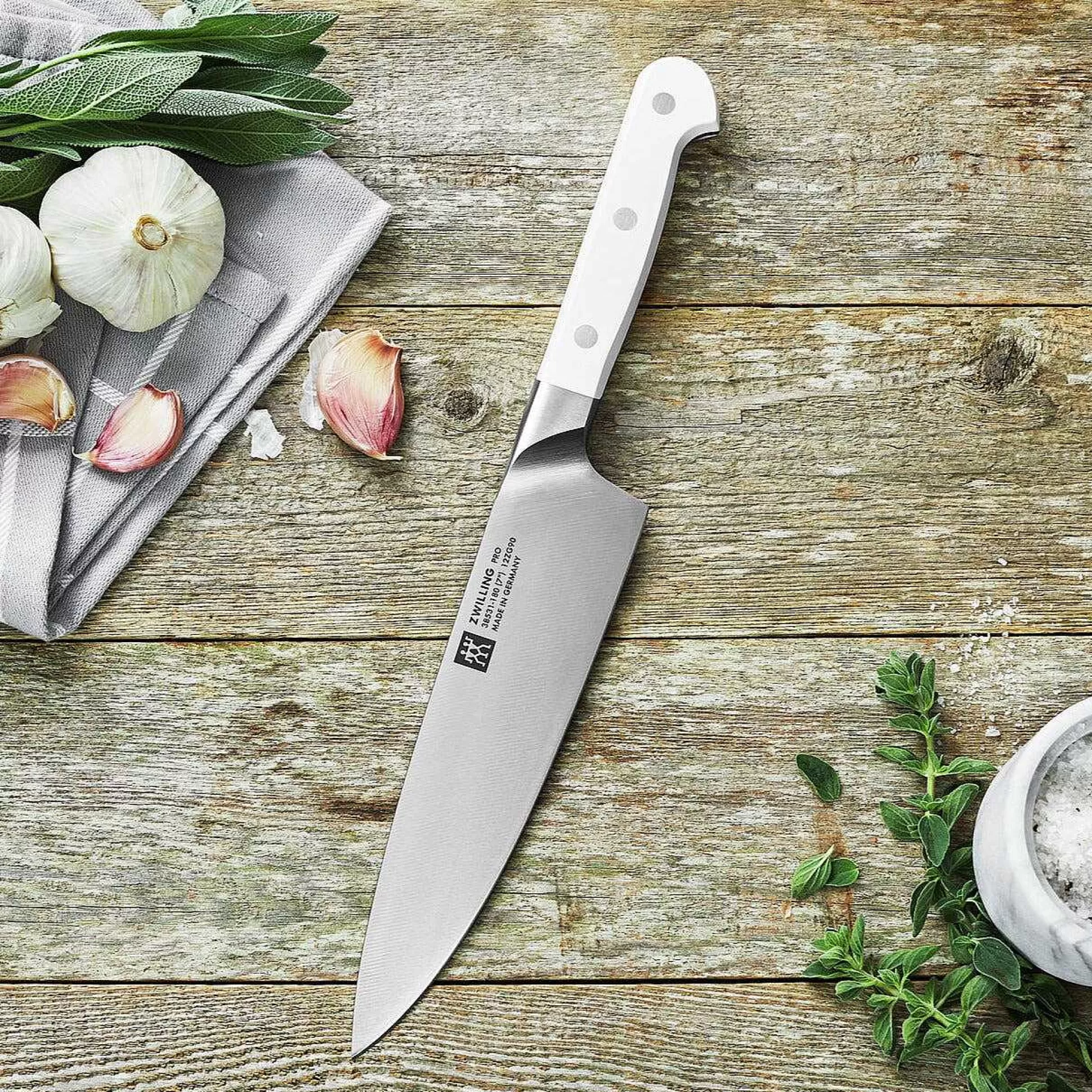 Be Home Zwilling<Zwilling Pro Le Blanc, 7" Chef's Slim Knife