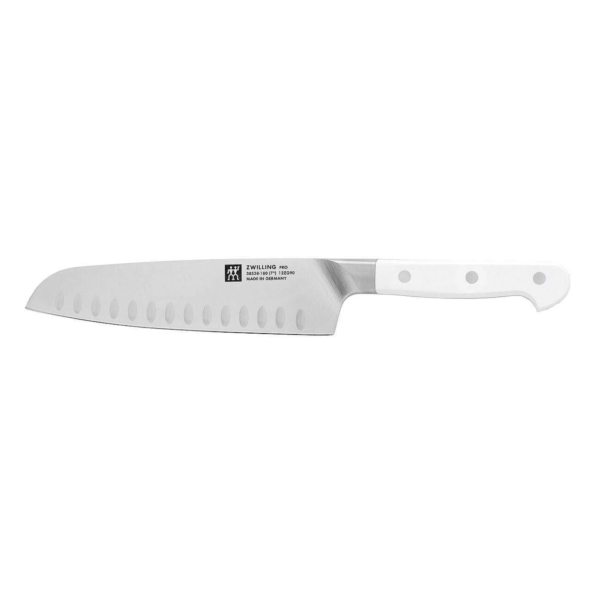 Be Home Individual Knives<Zwilling Pro Le Blanc, 7" Slim Hollow Edge Santoku Knife